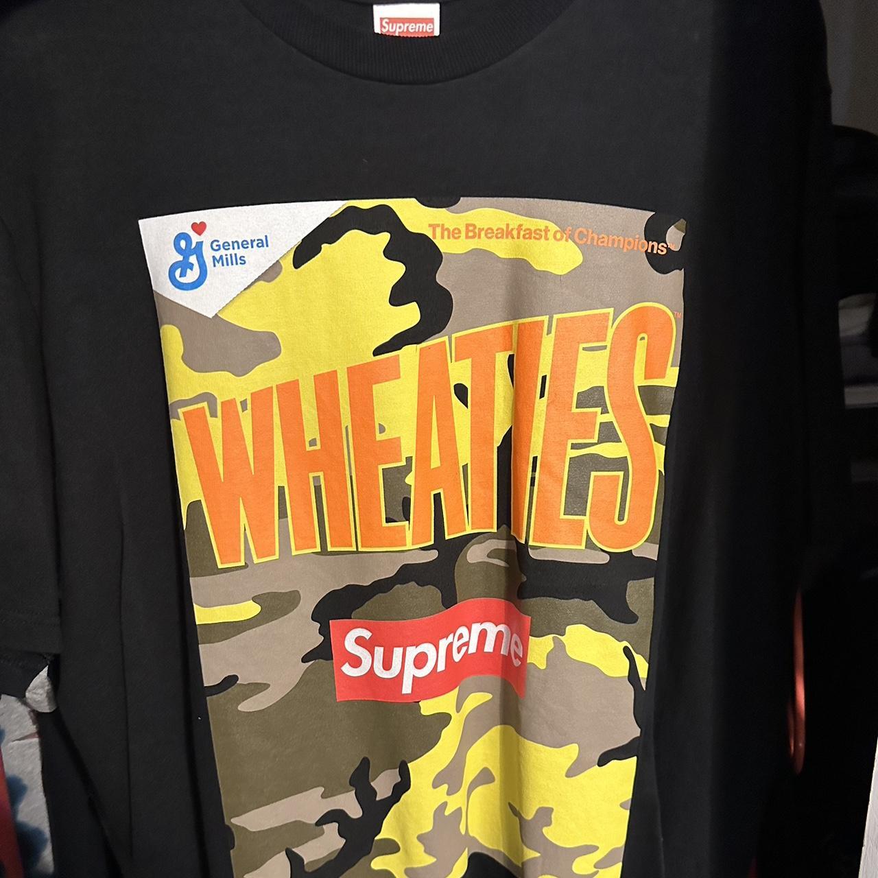 Supreme WHEATIES Tee Worn 1x - Depop