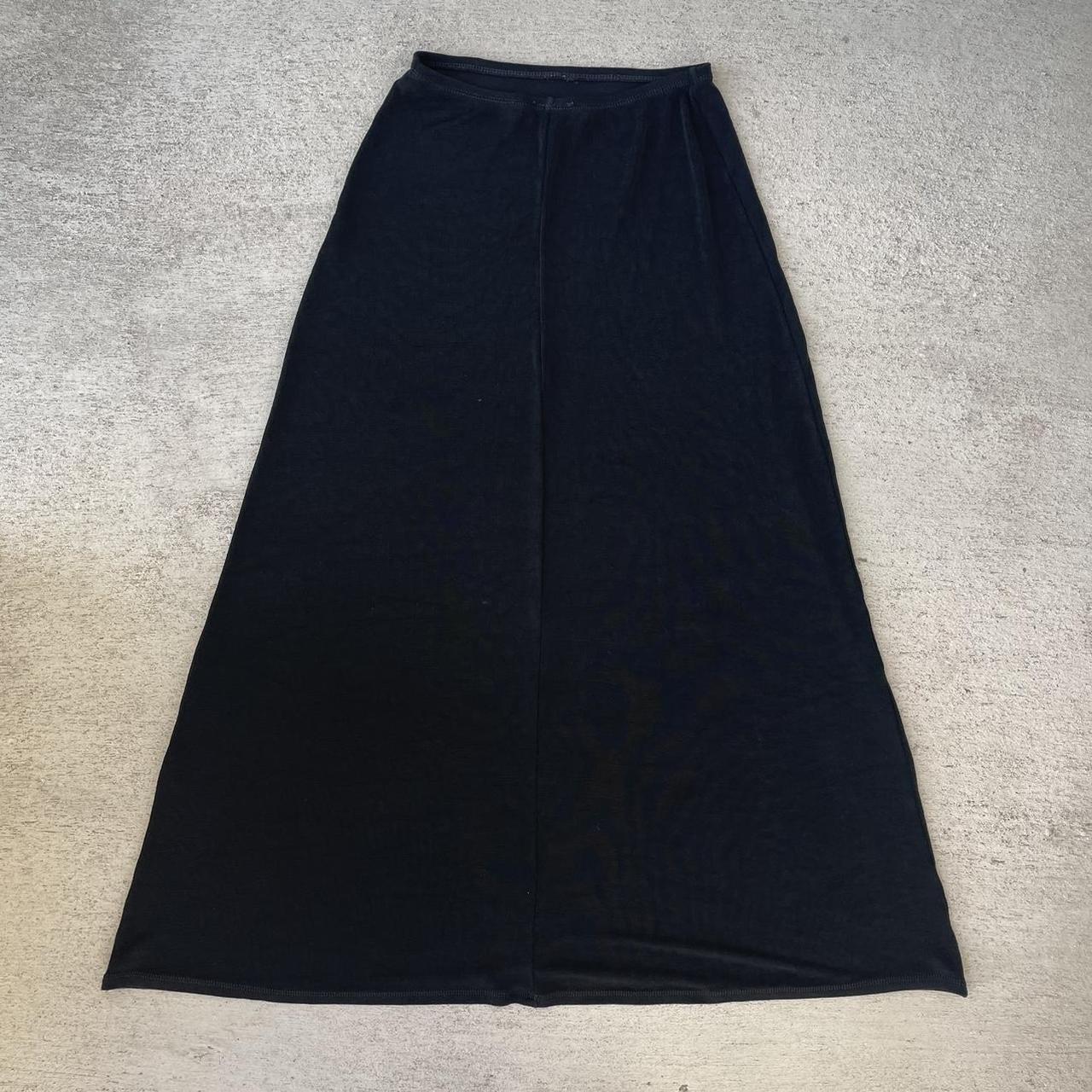 BCBG Paris Skirt Vintage 90’s BCBG Paris Long Black... - Depop