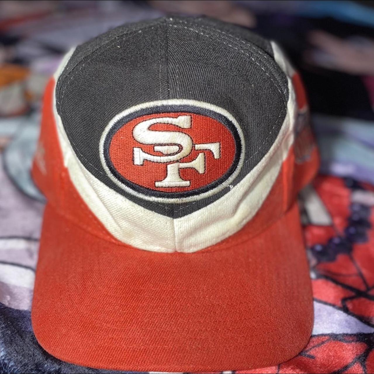 San Francisco 49ers Vintage 90s Splash Snapback Hat Logo 