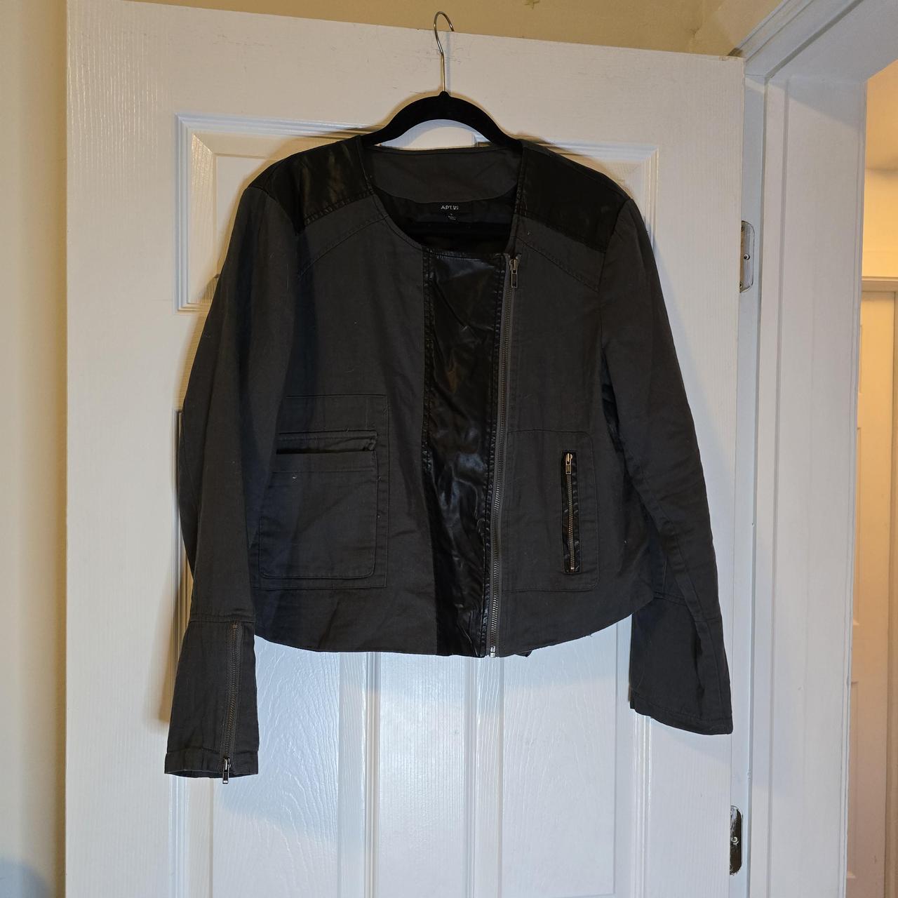 Apt. 9 Women's Jacket - Black/Grey - L – apt 9 da… - image 1