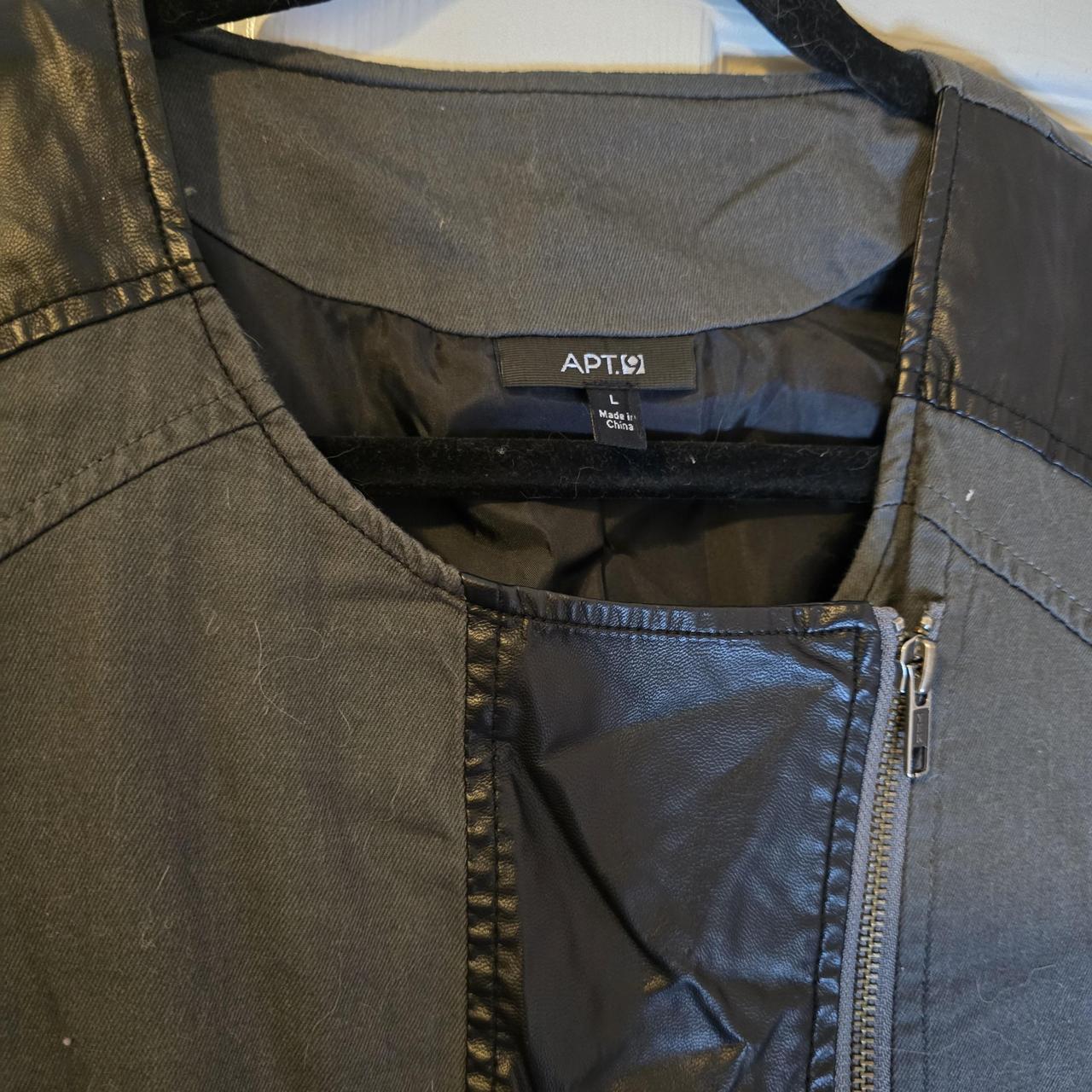 Apt. 9 Women's Jacket - Black/Grey - L – apt 9 da… - image 4