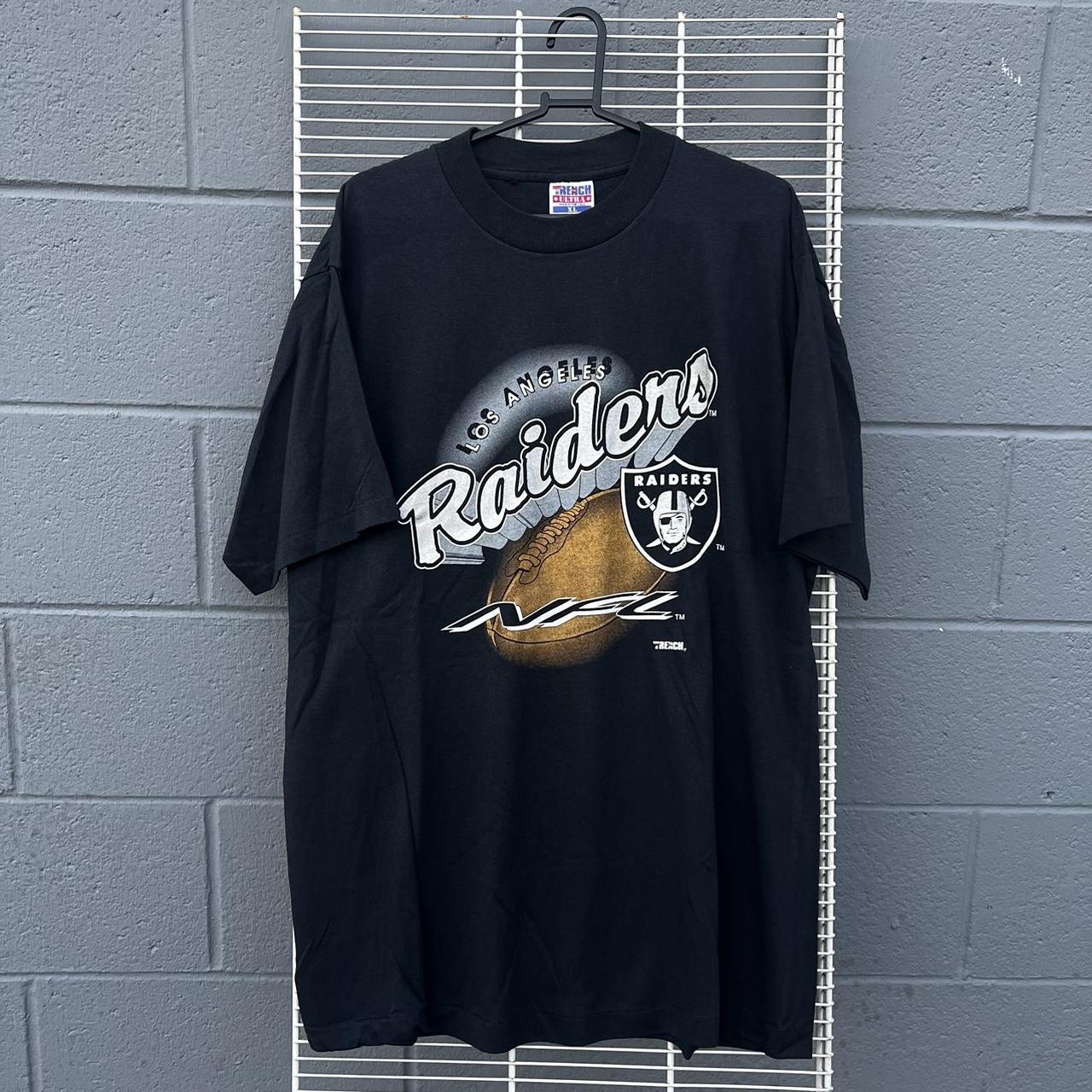 Vintage 90s Oakland Raiders graphic tshirt Mens - Depop