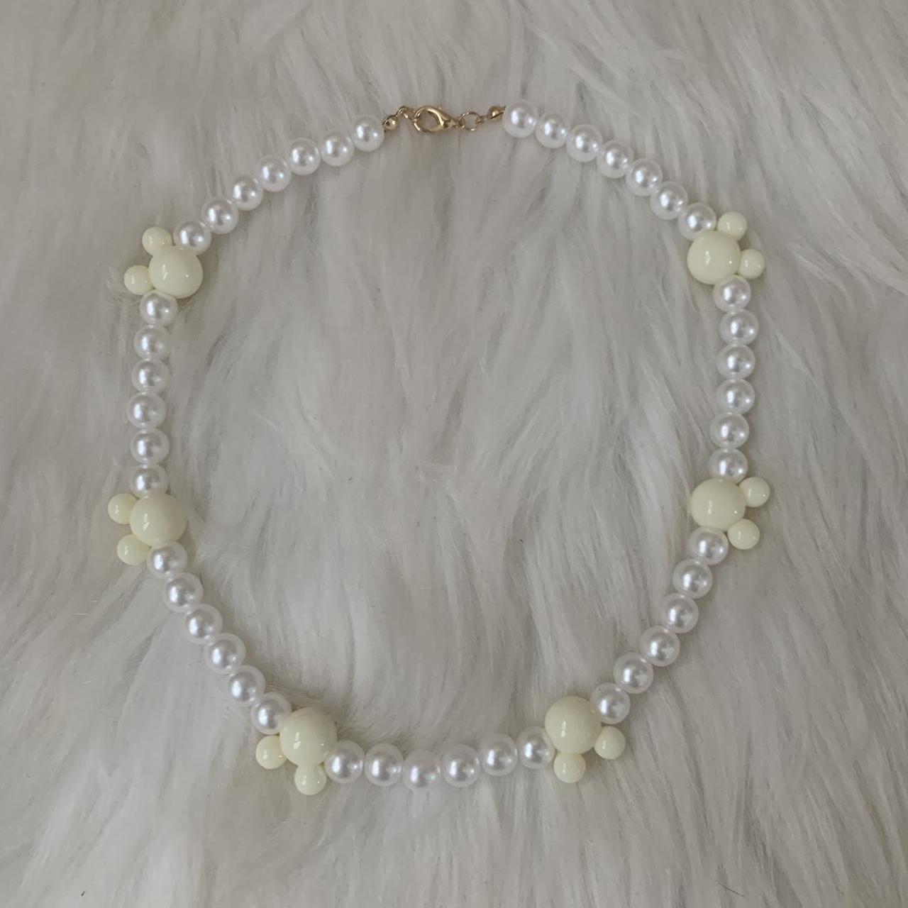 Mickey sales pearl necklace