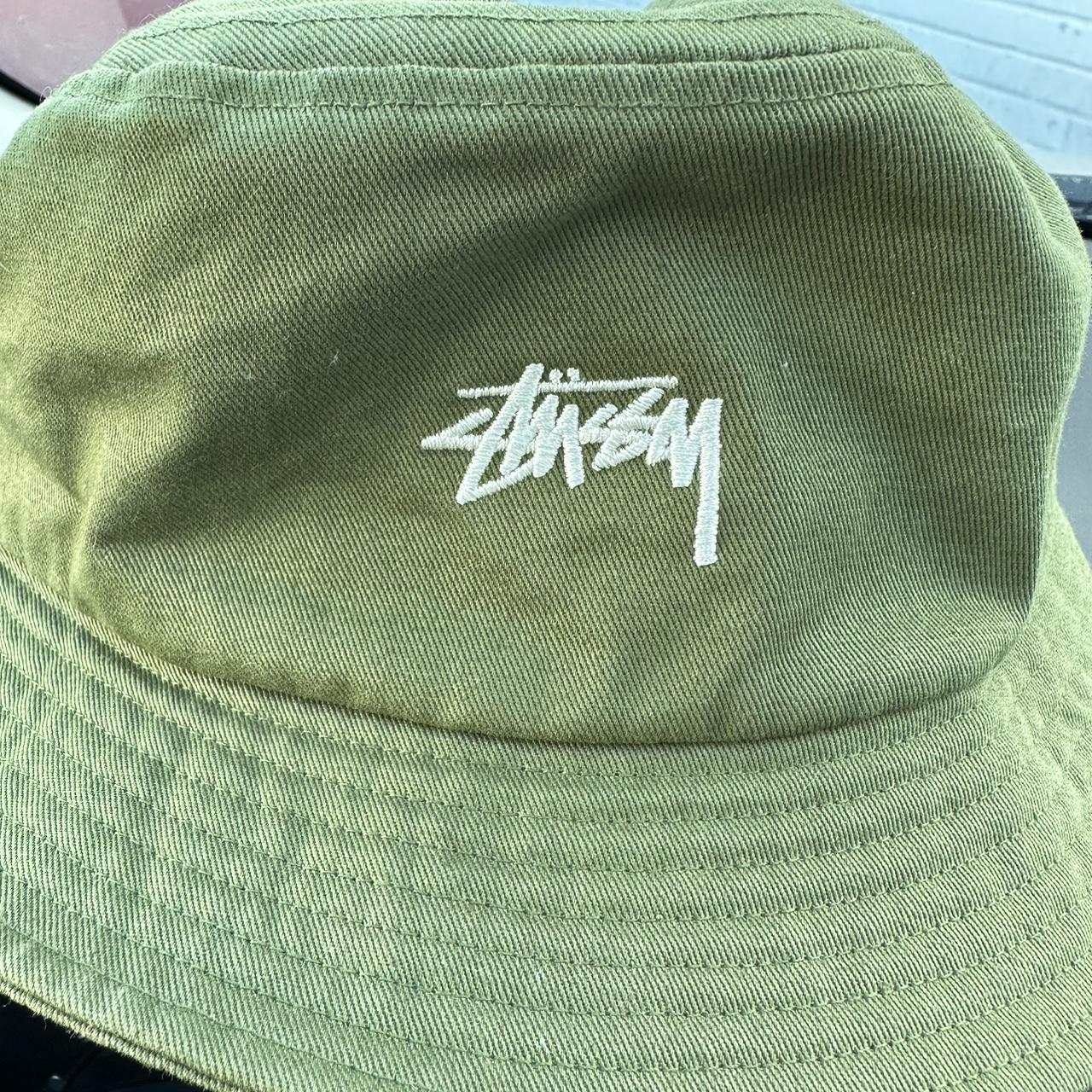 Beautiful dark green Stussy bucket hat 🧢 great for... Depop