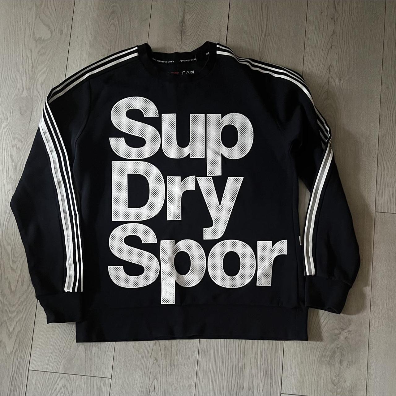 Superdry combat sport jumper/sweatshirt. Size is... - Depop