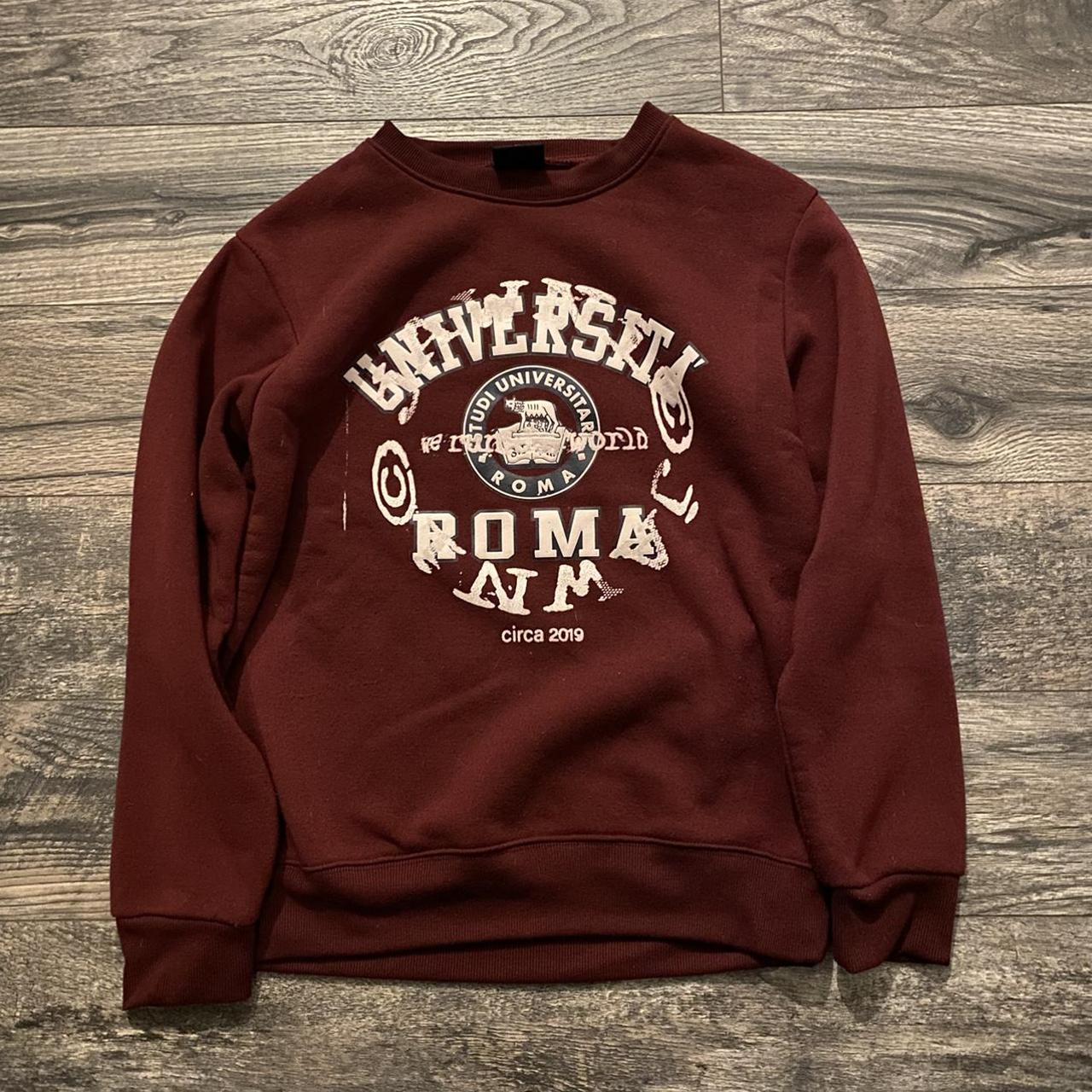 American Vintage Men's Sweatshirt - Burgundy - M