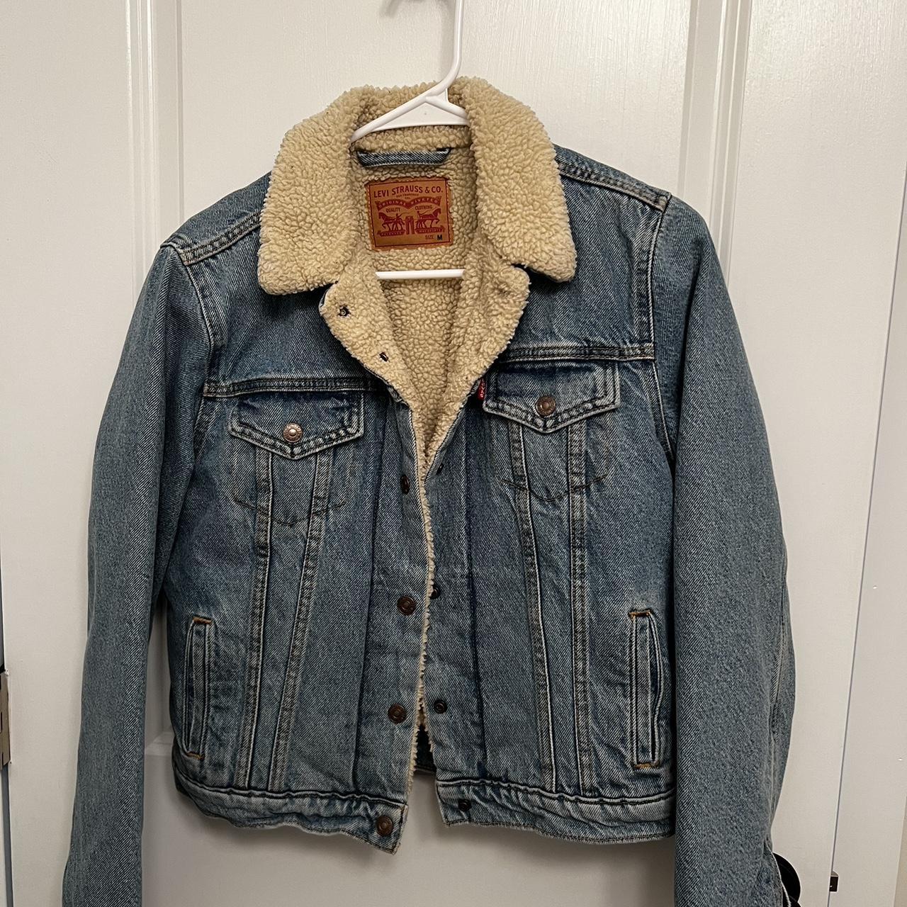 levi's men's thermore bomber jacket - UK small - - Depop