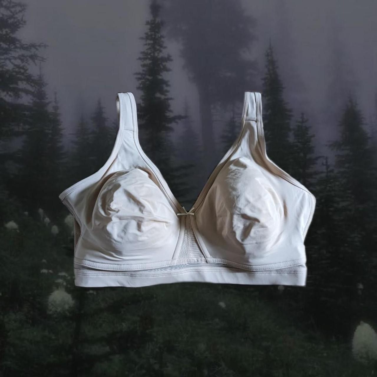 Lane Bryant Women's Cream Bra Depop