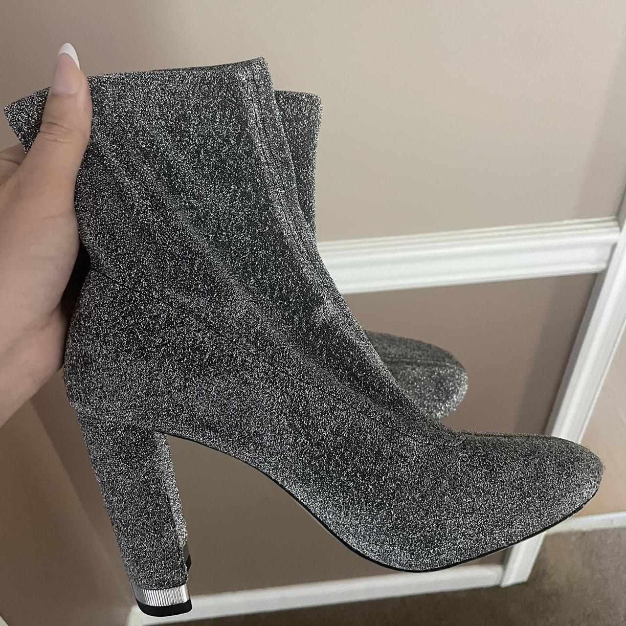 Michael kors best sale silver booties