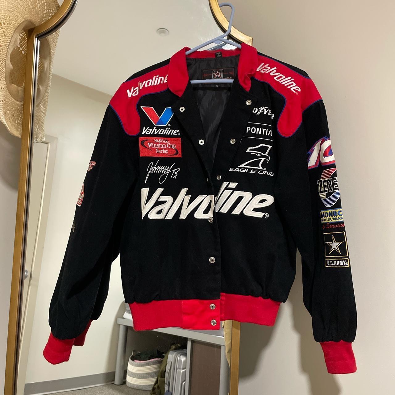 Valvoline / Nascar JH Design vintage racing jacket; | Depop