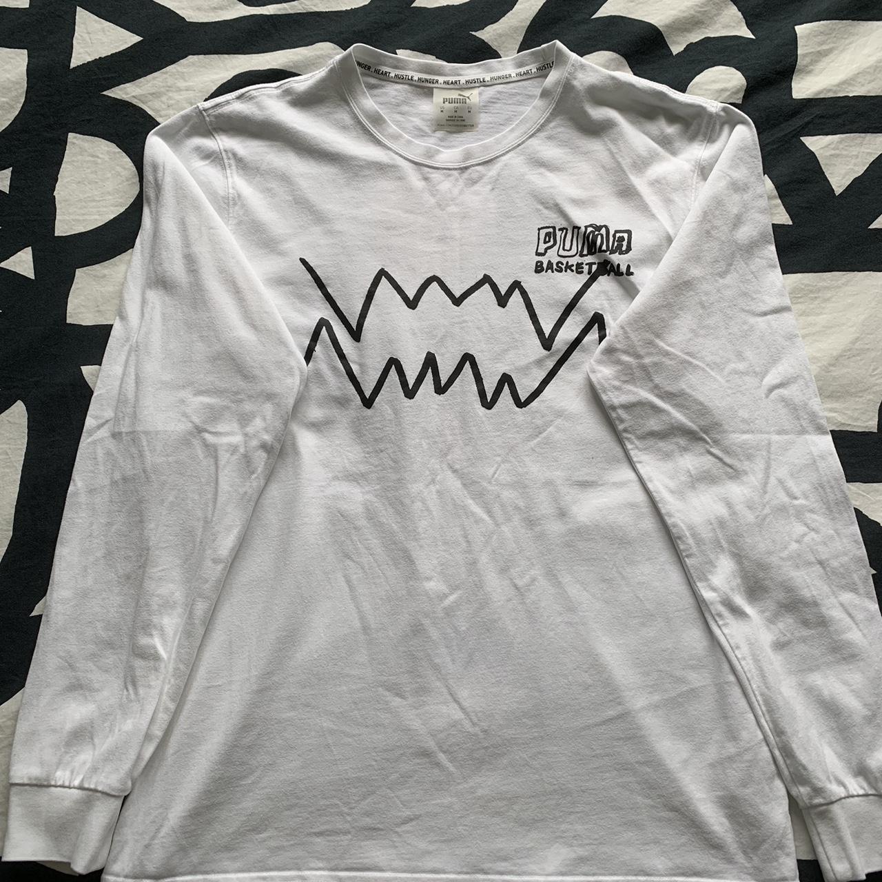 PUMA BASKETBALL “BITE” LONG SLEEVE TEE seen worn Depop