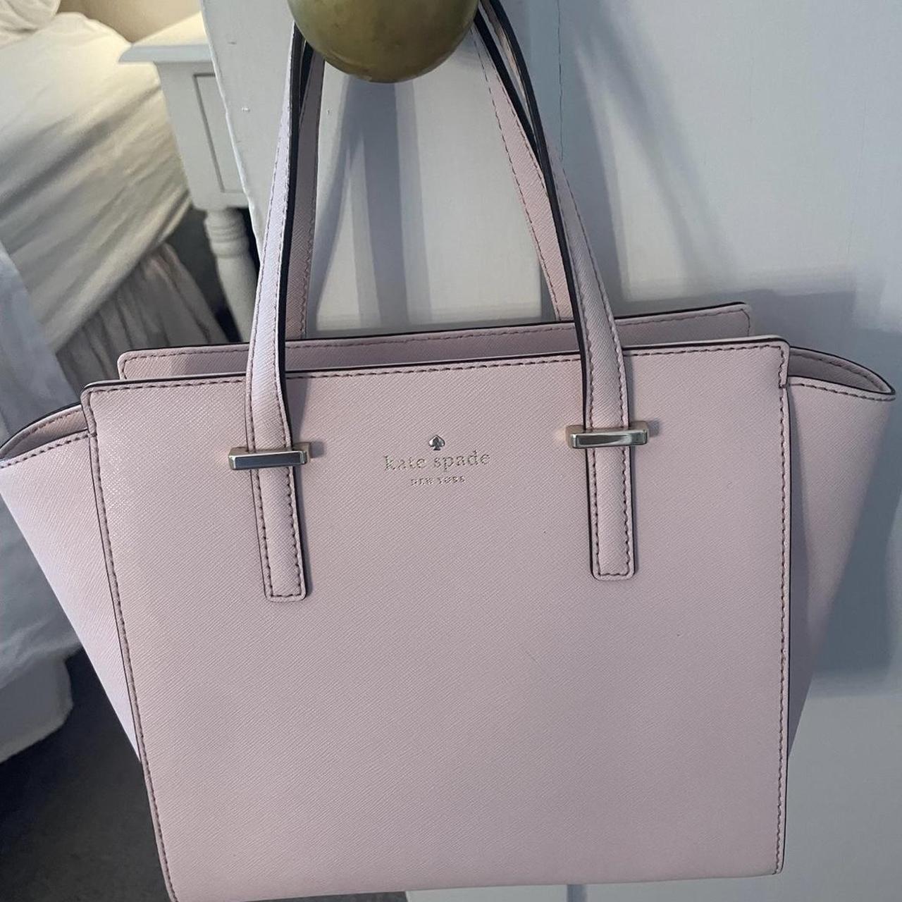 Kate Spade Pink Shoulder Bag with Crossbody Belt Depop
