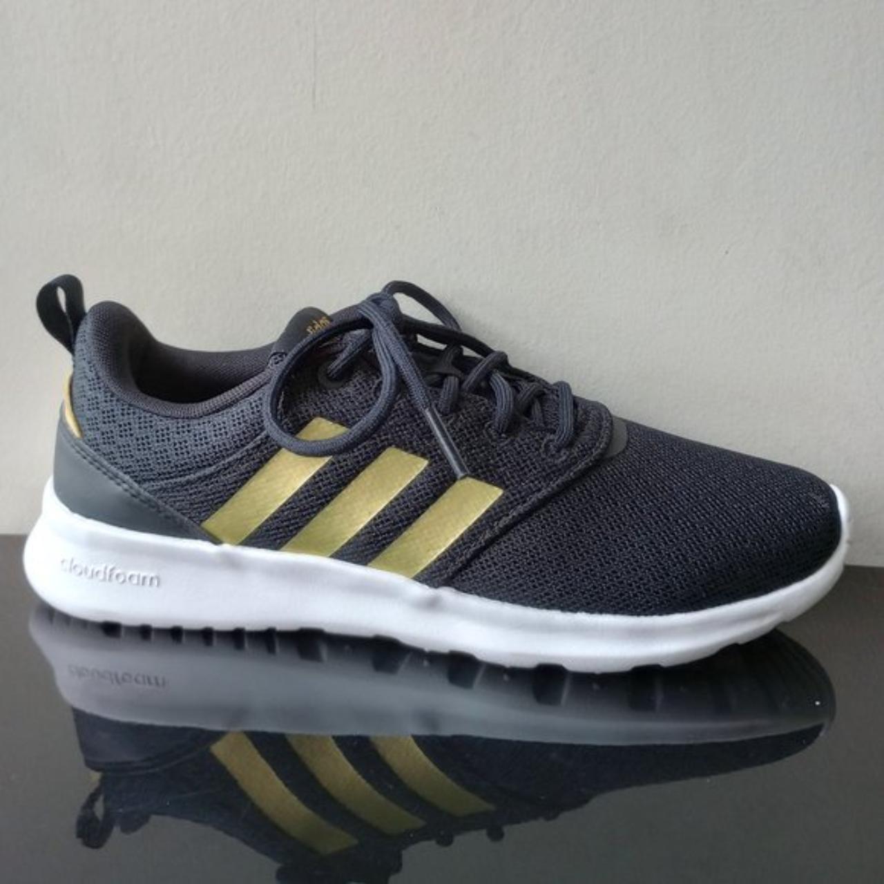 adidas qt racer black gold