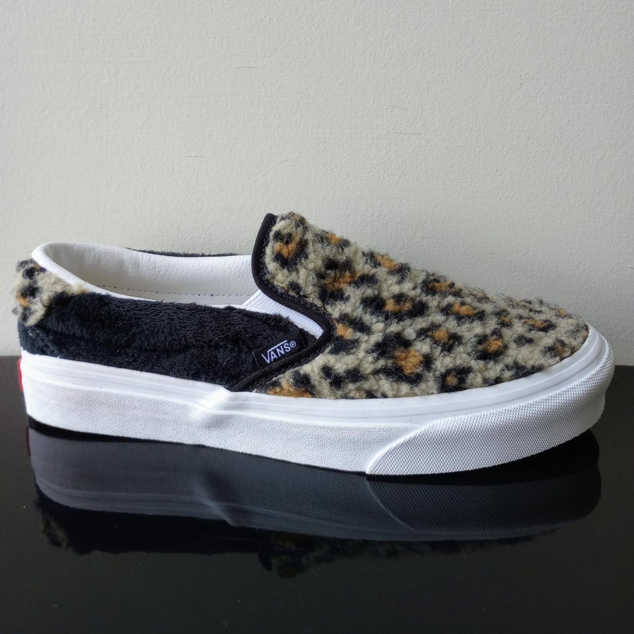 Vans faux clearance fur slip ons