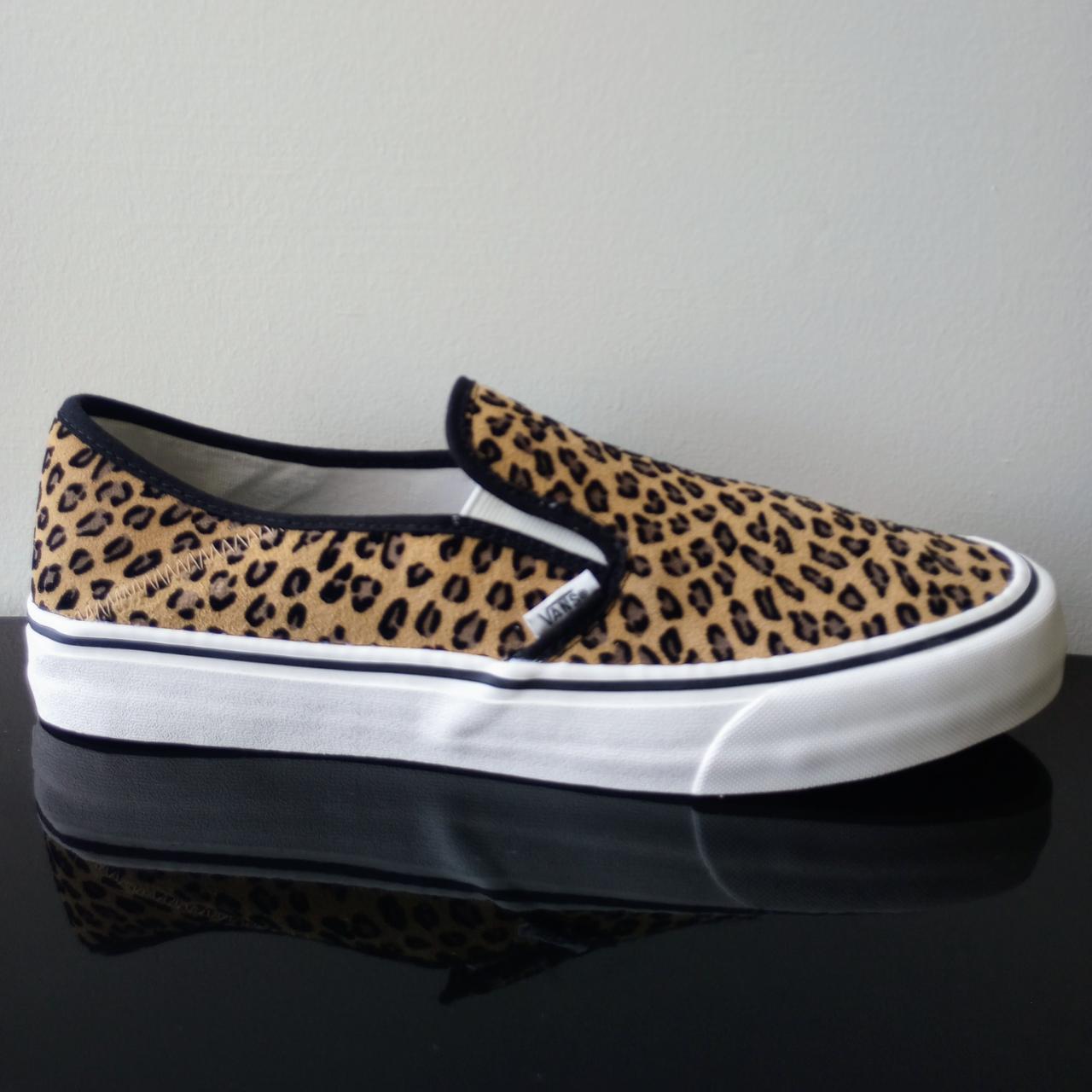 Vans slip hotsell on sf leopard