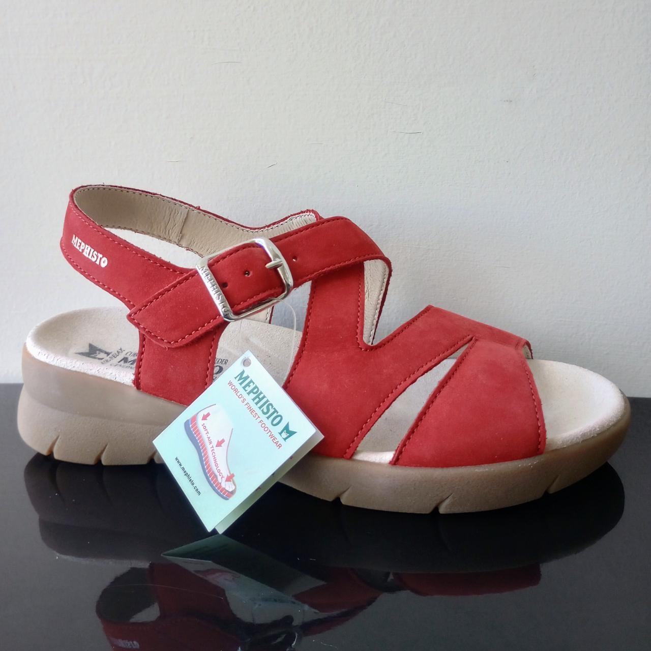 Mephisto red clearance sandals