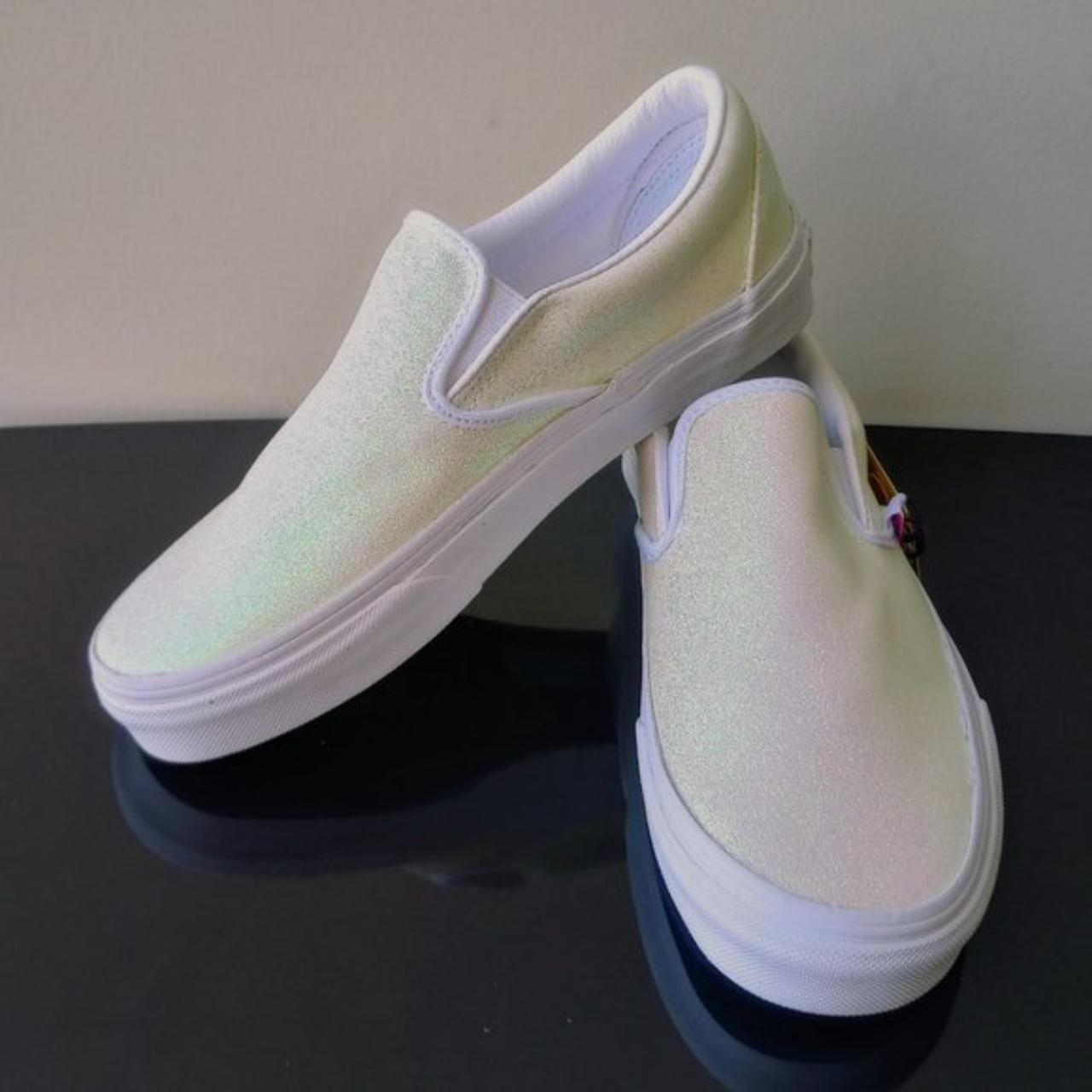 Vans Women's Classic Slip-On UV Glitter Sneaker in... - Depop