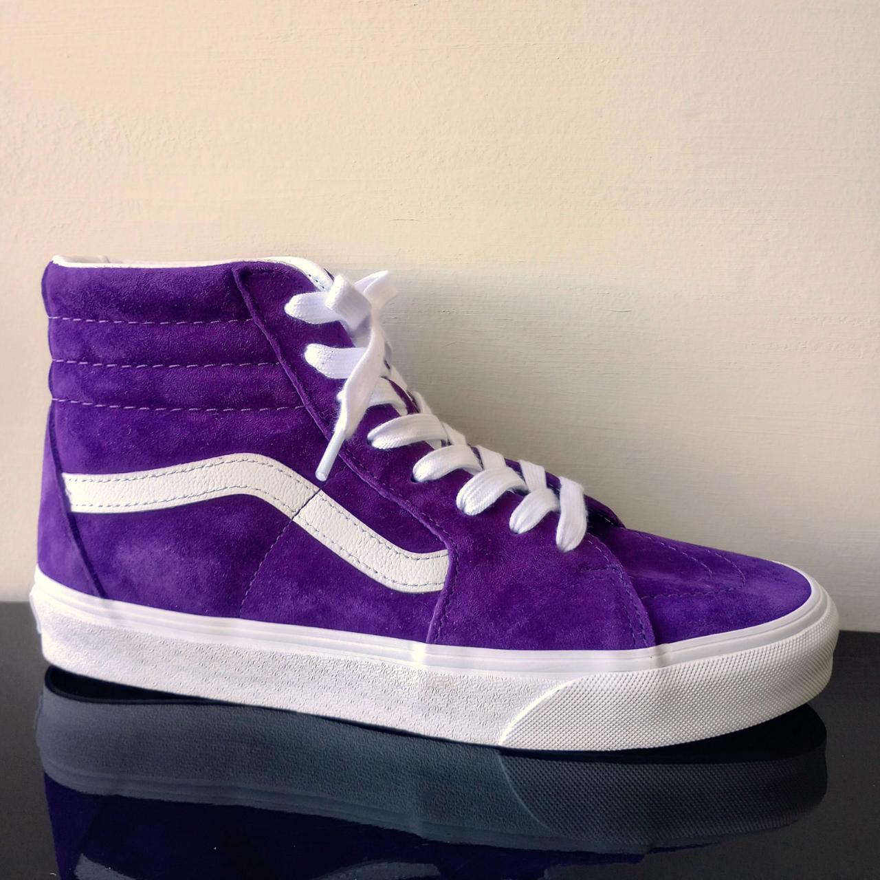 Vans sk8 hi on sale purple