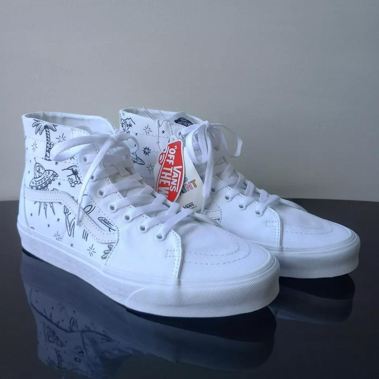 Vans Men's Sk8-Hi Tapered Unidentified Alien UFO | Depop