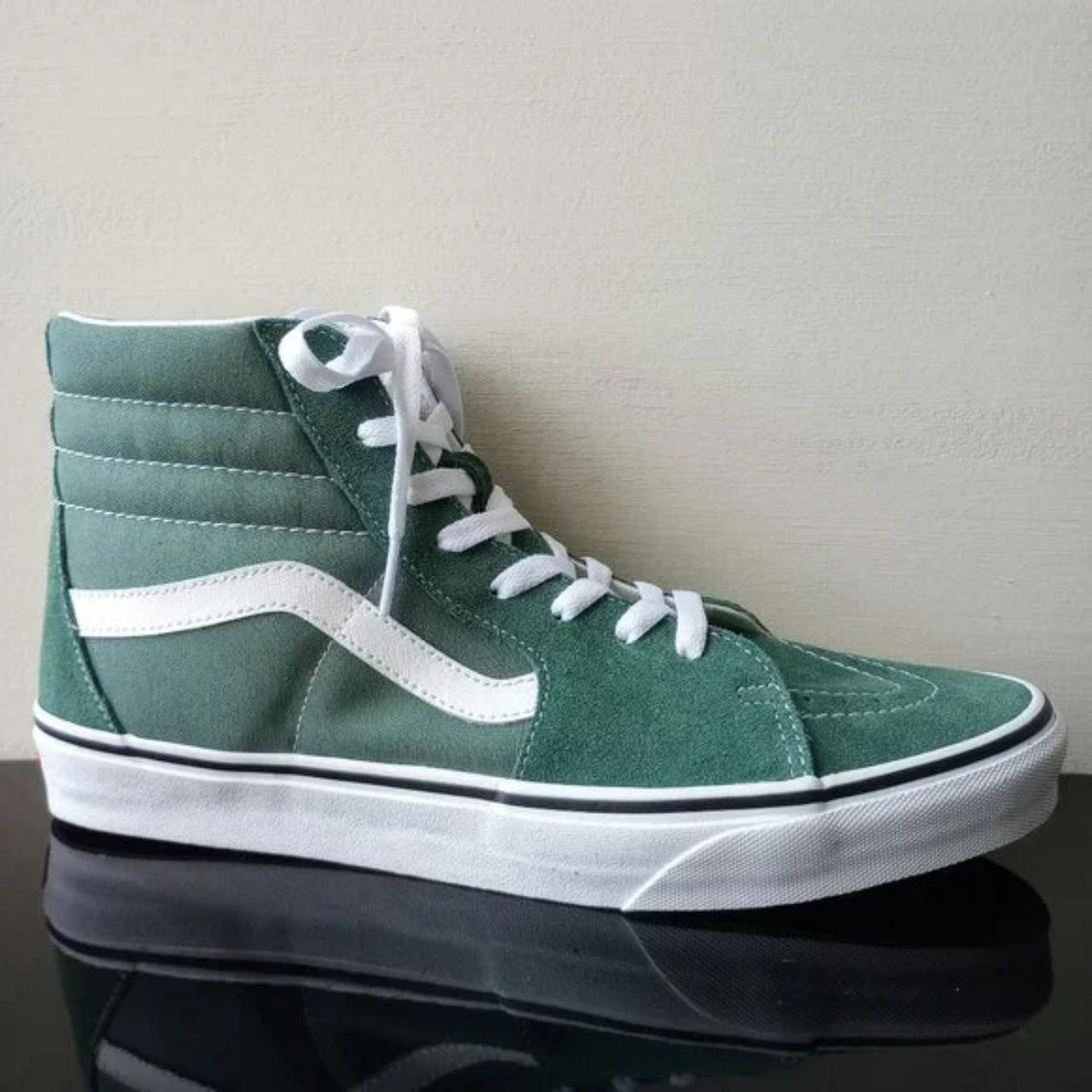 Vans Men's Sk8-Hi Suede Canvas Sneaker Depop