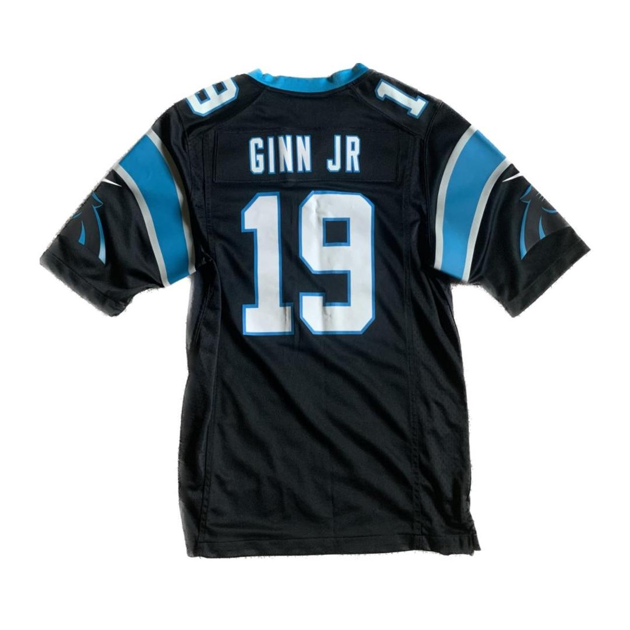 Nike Panthers #19 Ted Ginn Jr White Youth Stitched NFL Elite