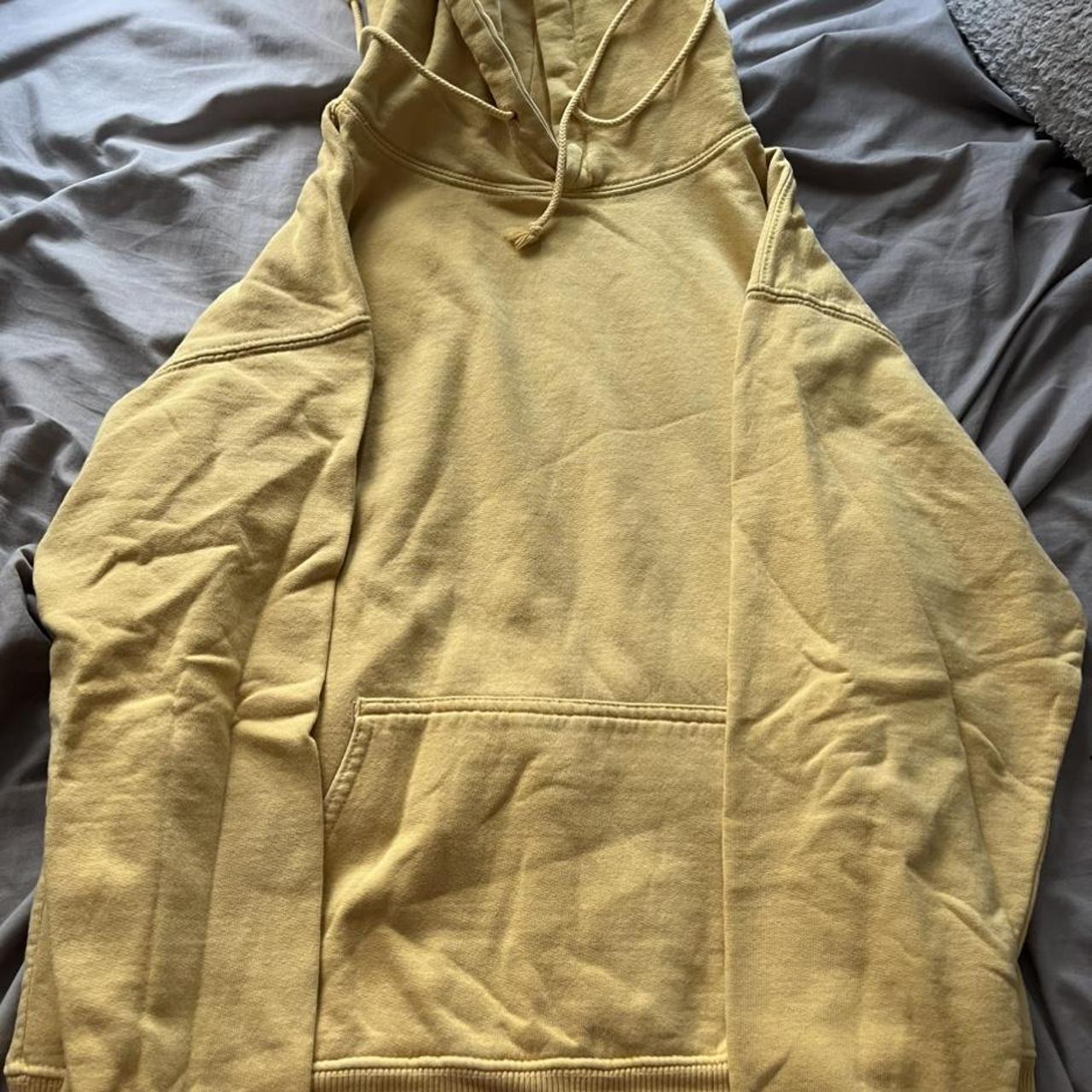 Brandy melville yellow hoodie hotsell