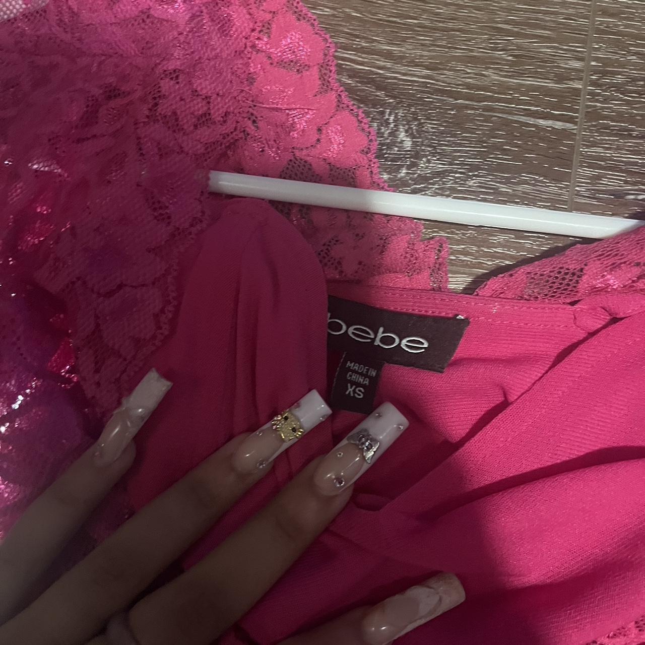 Bebe hot outlet pink dress