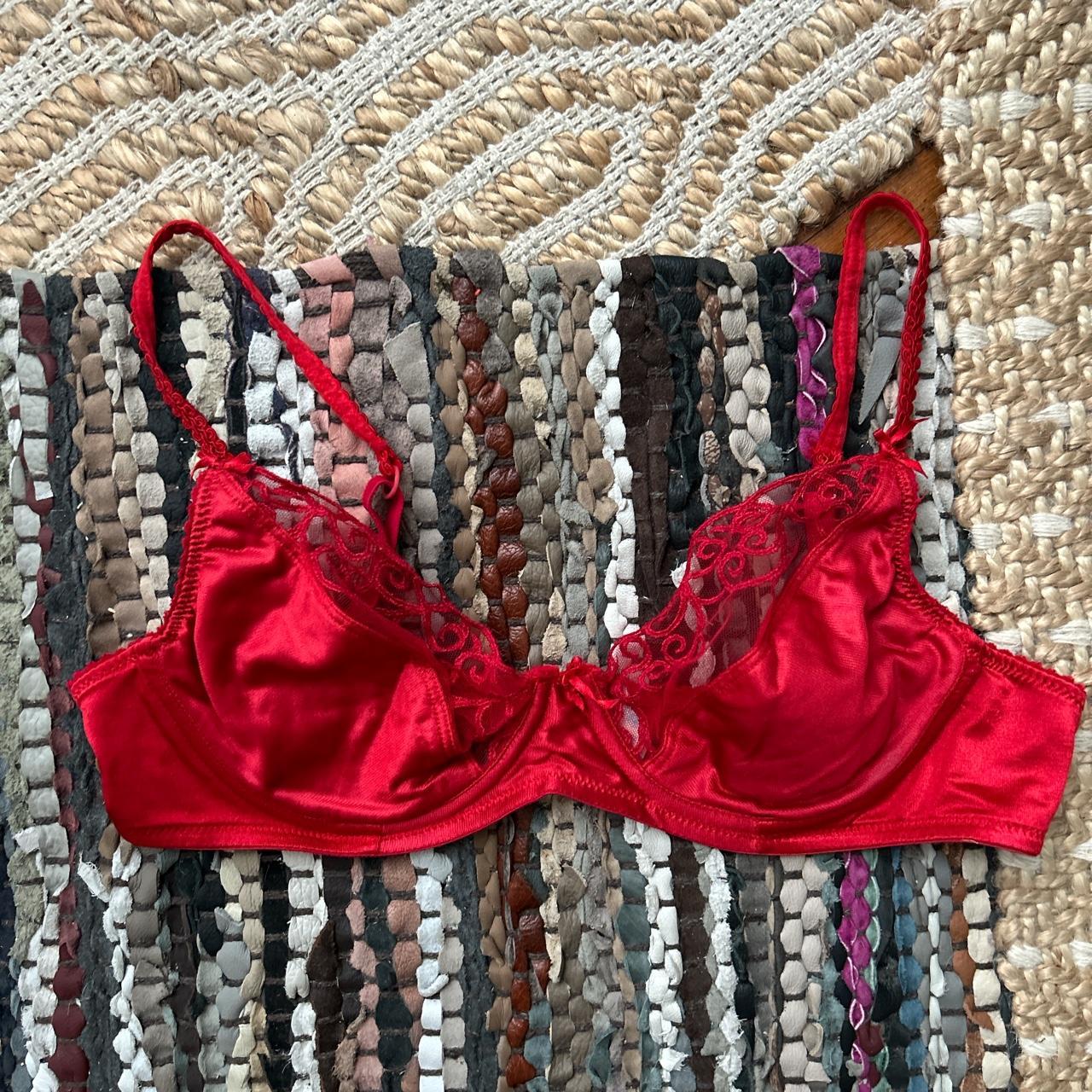 Sears Women S Red Bra Depop