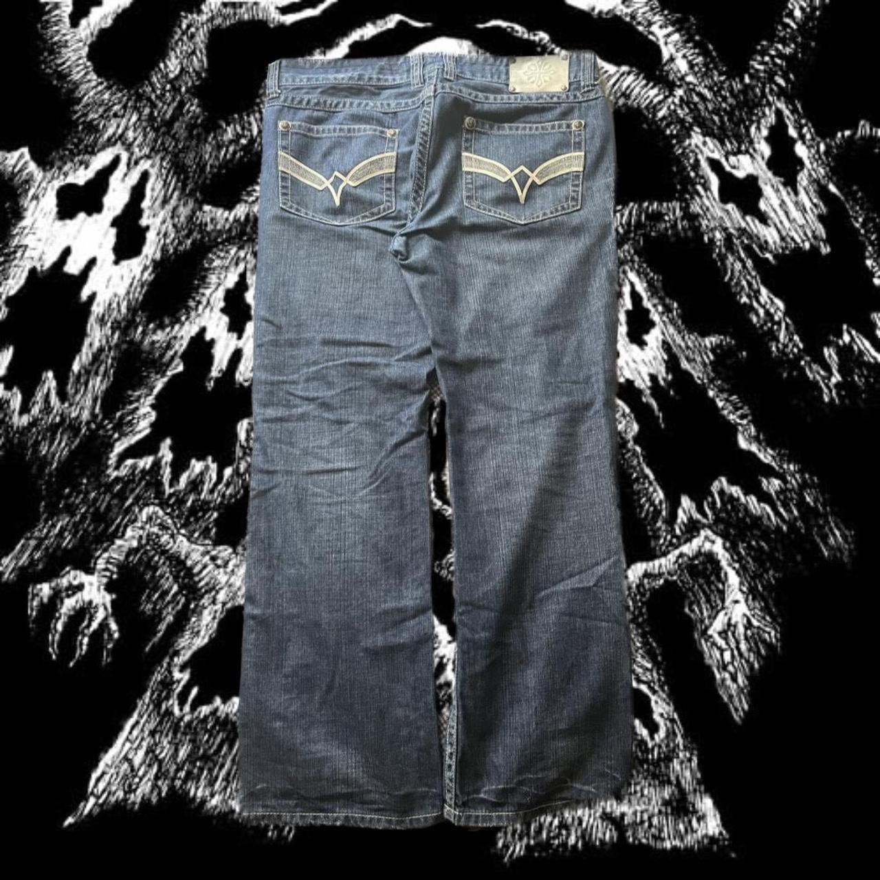 Y2K jesse pinkman Affliction bootcut jeans tagged:... - Depop