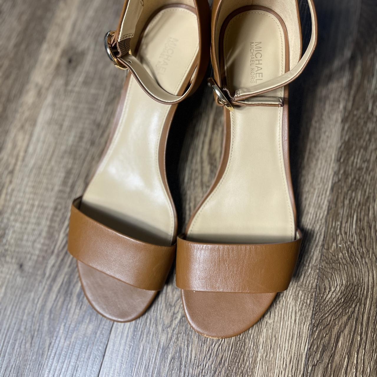 michael kors chunky heels