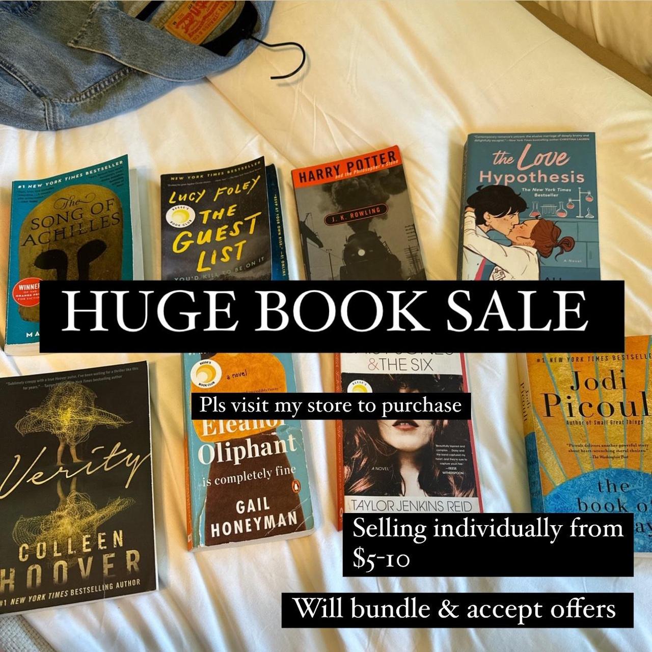 HUGE BOOK SALE please visit store to purchase.... Depop
