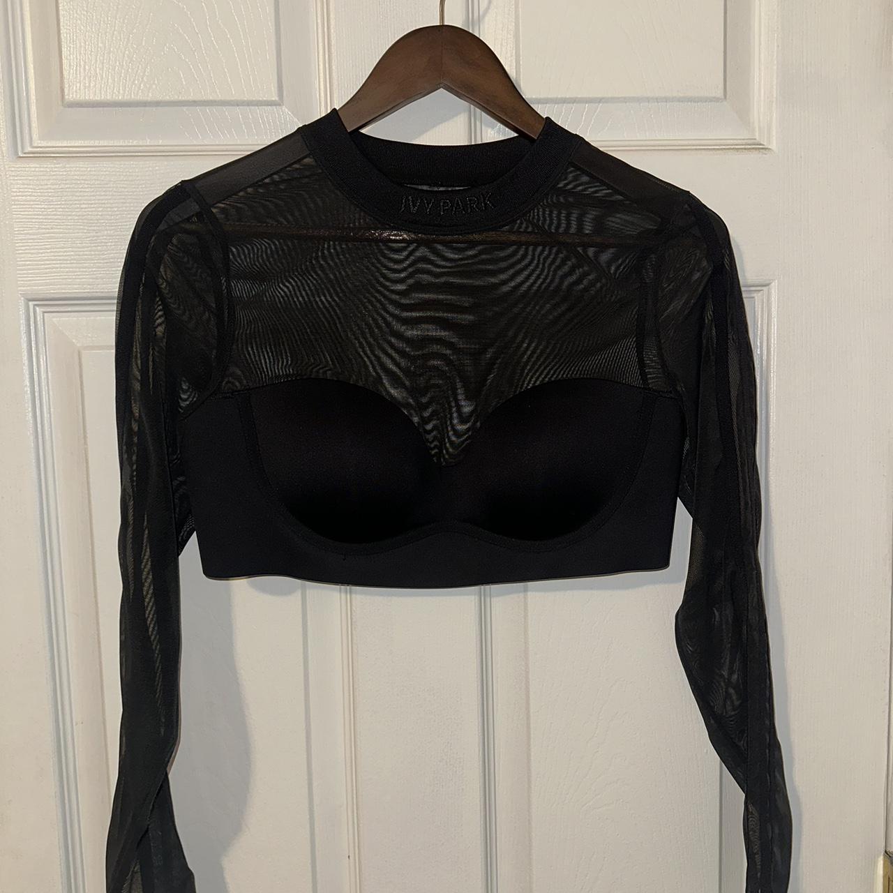 Adidas Beyonce Women's IVY PARK IVP LS Mesh Crop Depop