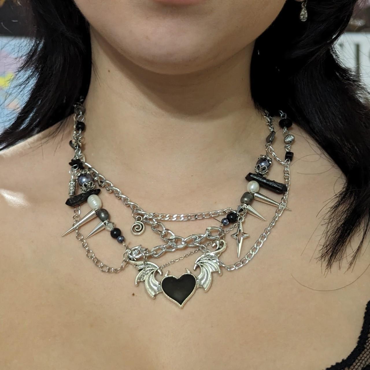 new necklace for all U little emos 3 freshwater... Depop