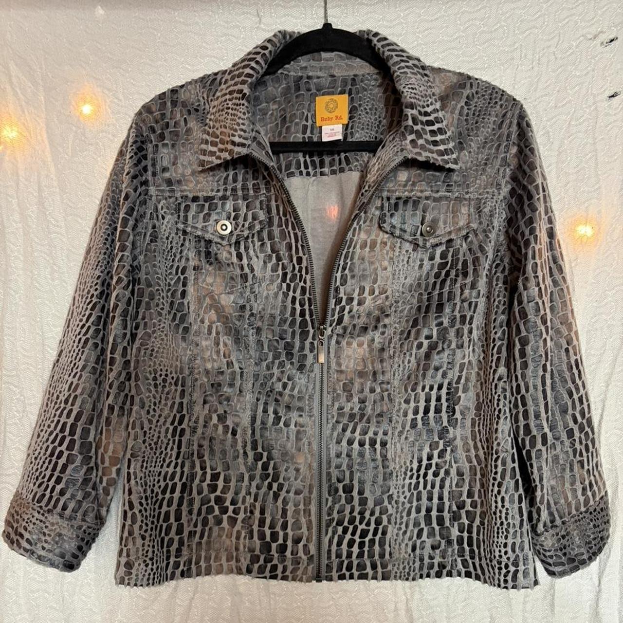 Ruby Rd. Women's Jacket - Grey/Black - 14 – Ruby … - image 1