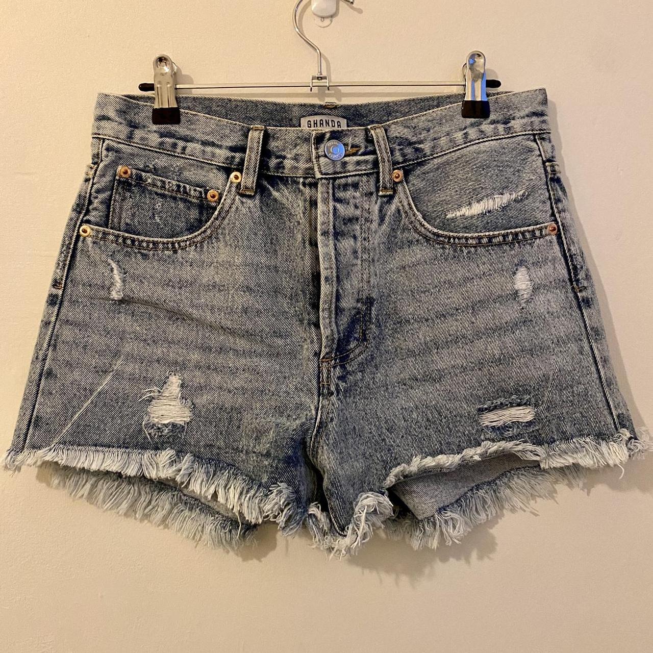 GHANDA SHORTS 🤍 the perfect denim shorts for... - Depop