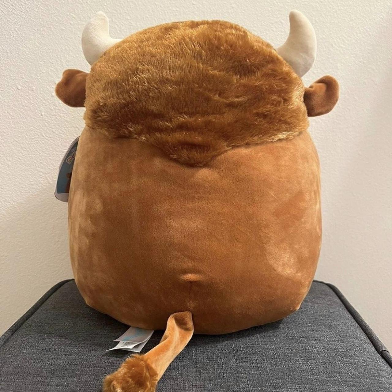 Squishmallow Dunkie the Bison/Buffalo 12” *was used for display
