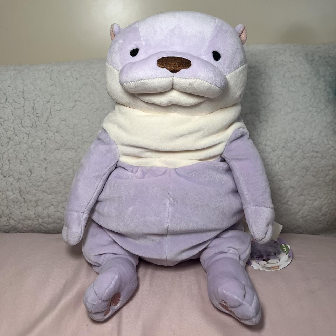 Pink Shinada Global Otter top Mochi Plush (Large)