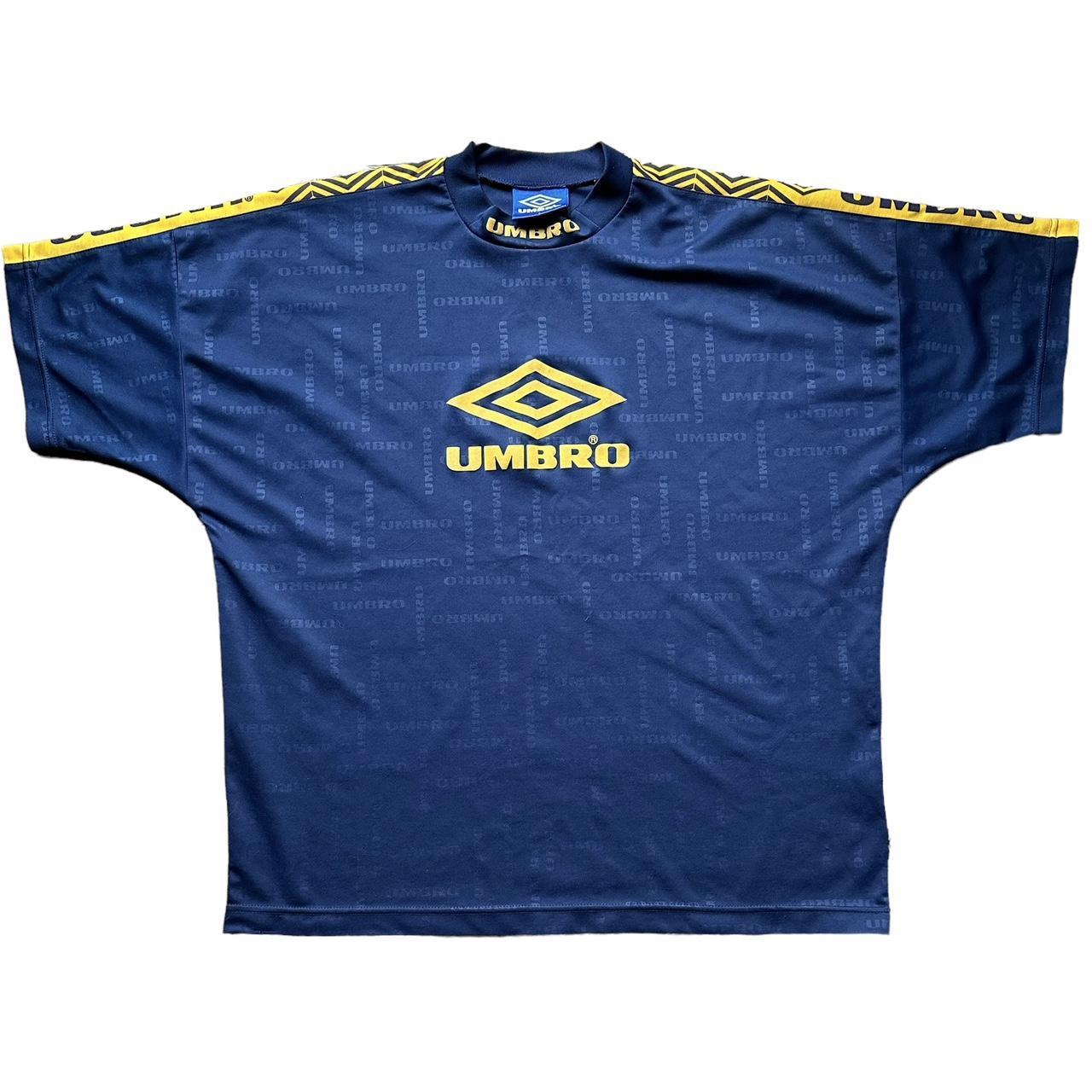 90s UMBRO アンブロ　ドリルトップ　デザイン◎ ヴィンテージ 90s Umbro Vintage Drill Top - Navy 【公式通販】
