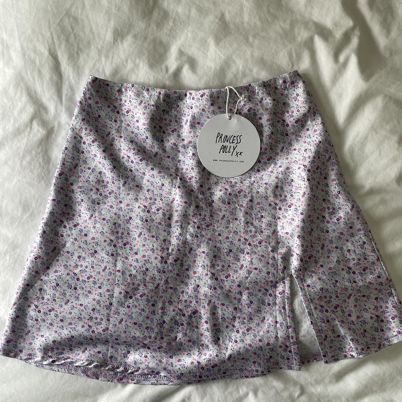 Princess Polly Mini Satin Skirt. New With Tags! - Depop