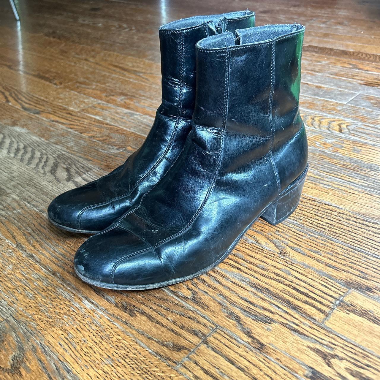 New but vintage look Florsheim Duke boots Black.... - Depop
