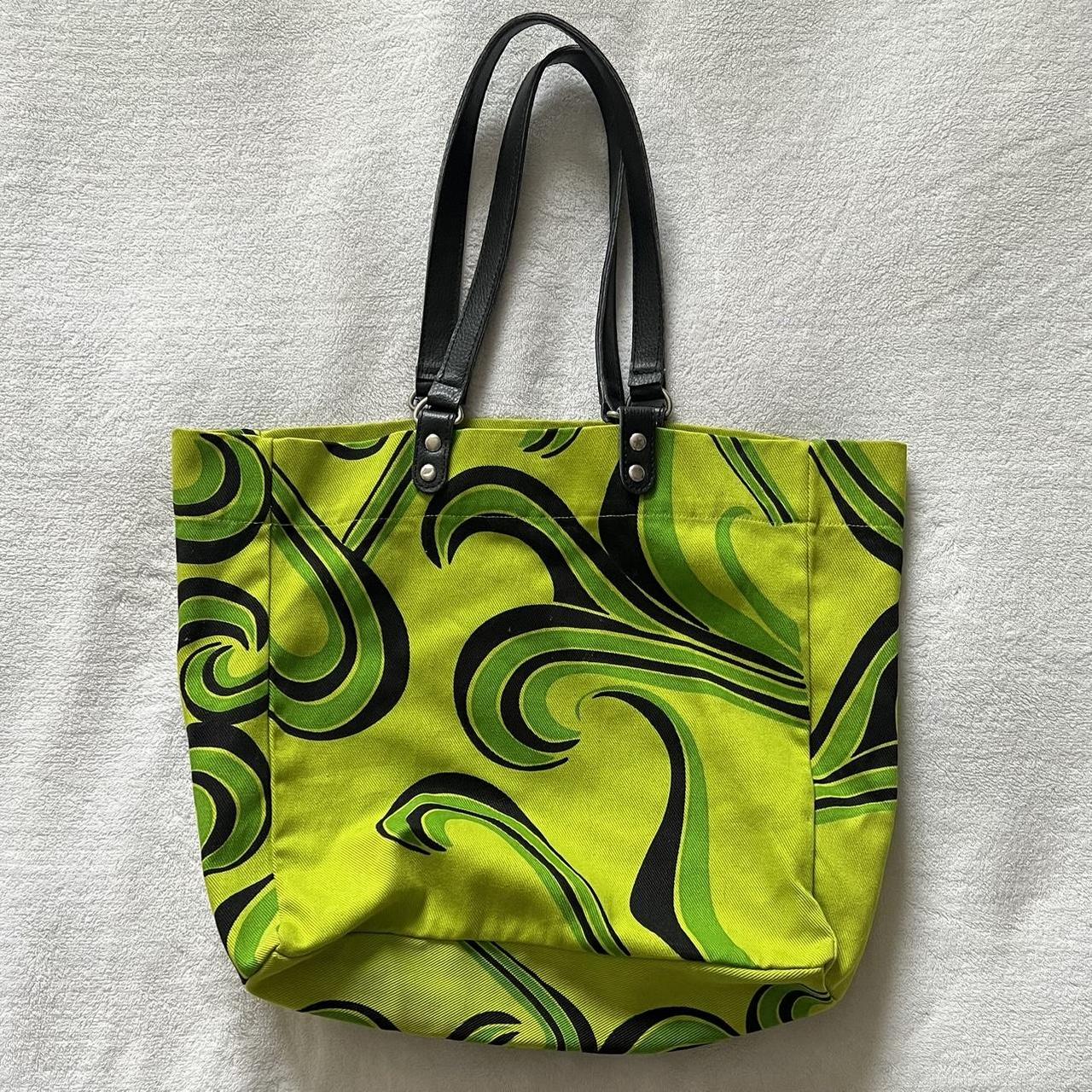 Vintage 2000s/y2k funky graphic shoulder bag by... - Depop