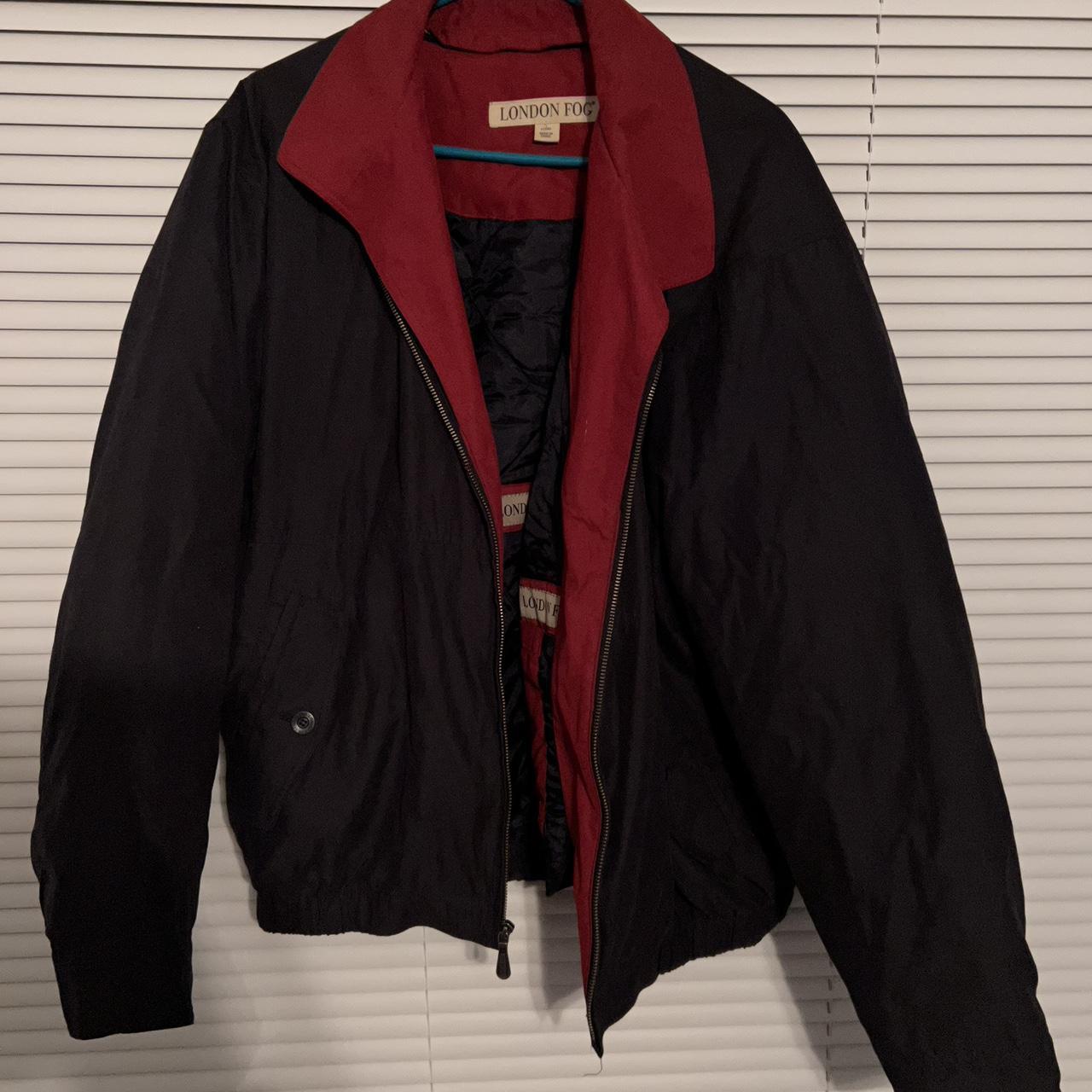 London Fog Men's Navy and Red Jacket