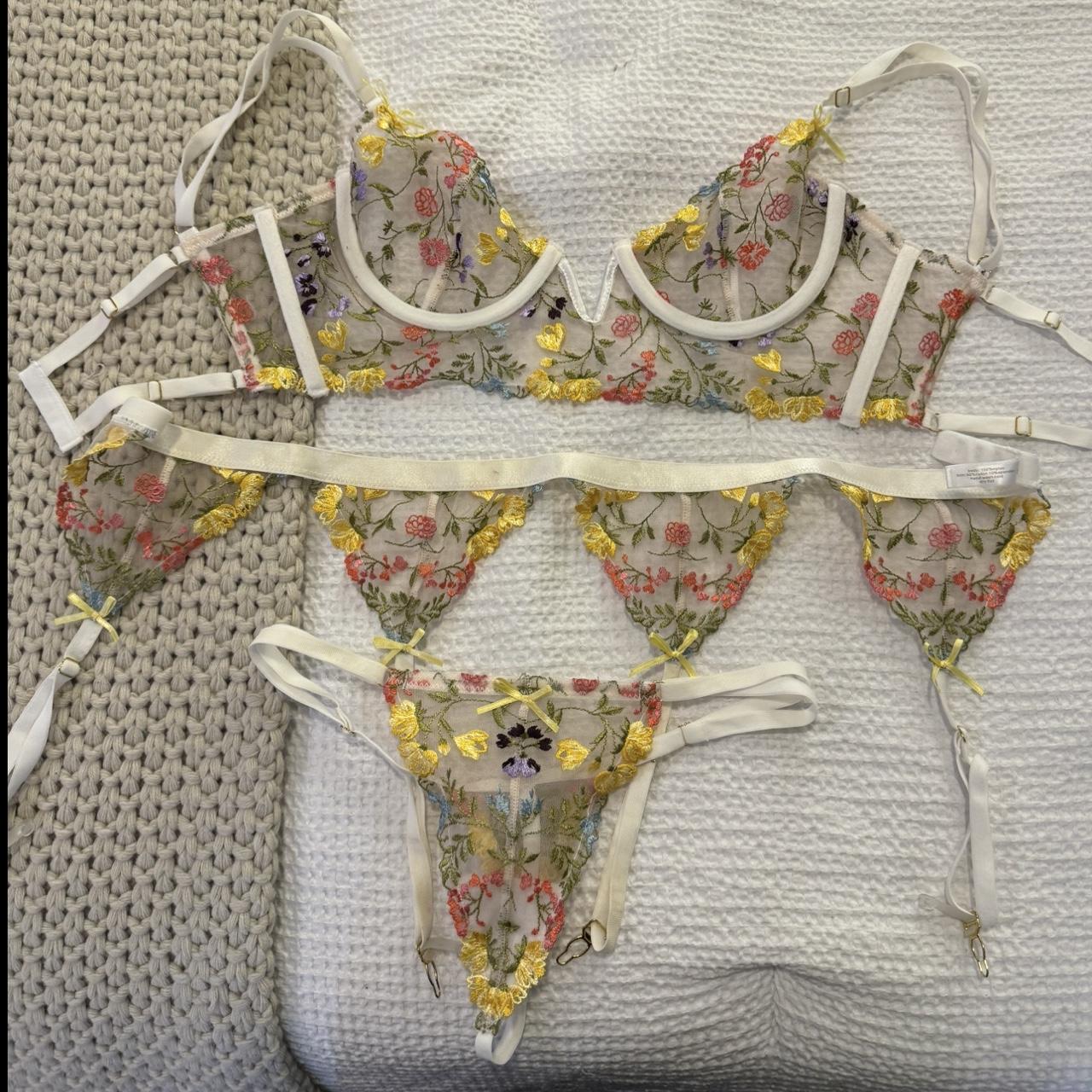 With love lilly lingerie set not honey birdette Depop