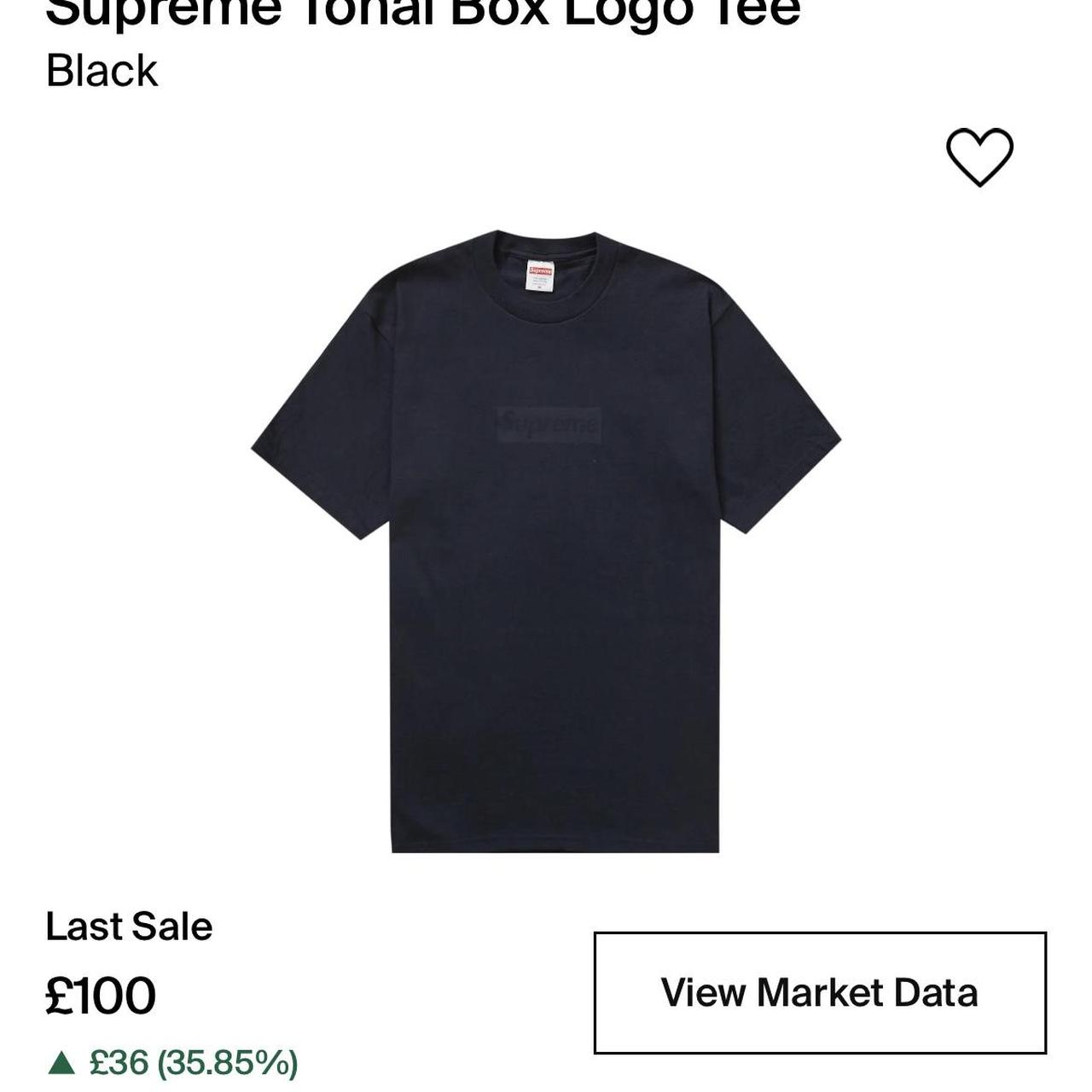 Supreme Tonal Box Logo Tee White XL
