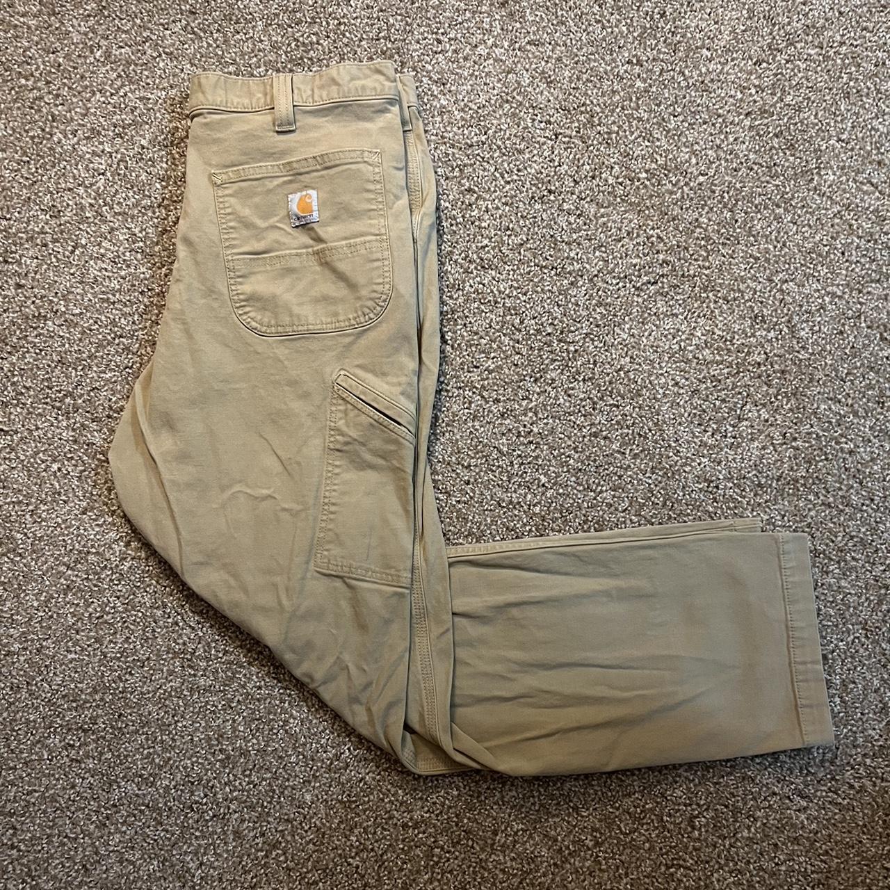 men’s carhartt carpenter pants 36x32 perfect... Depop