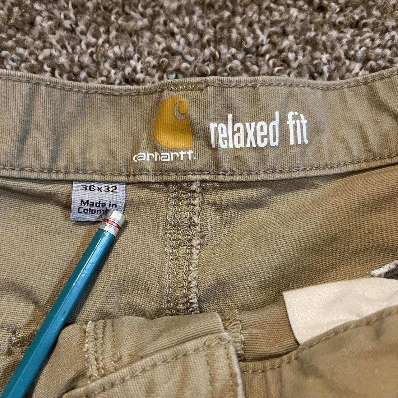 men’s carhartt carpenter pants 36x32 perfect... Depop