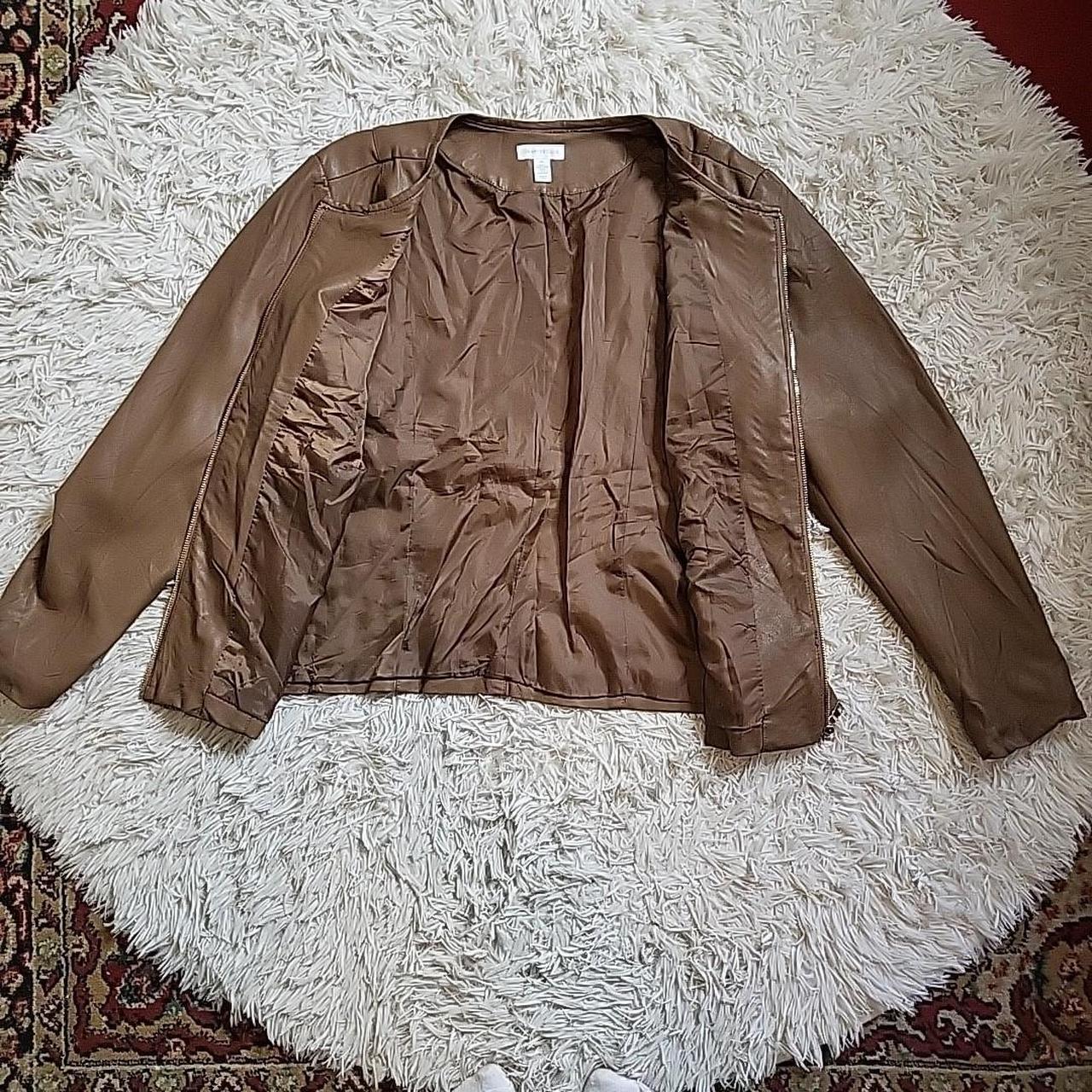 Charter club leather jacket hotsell