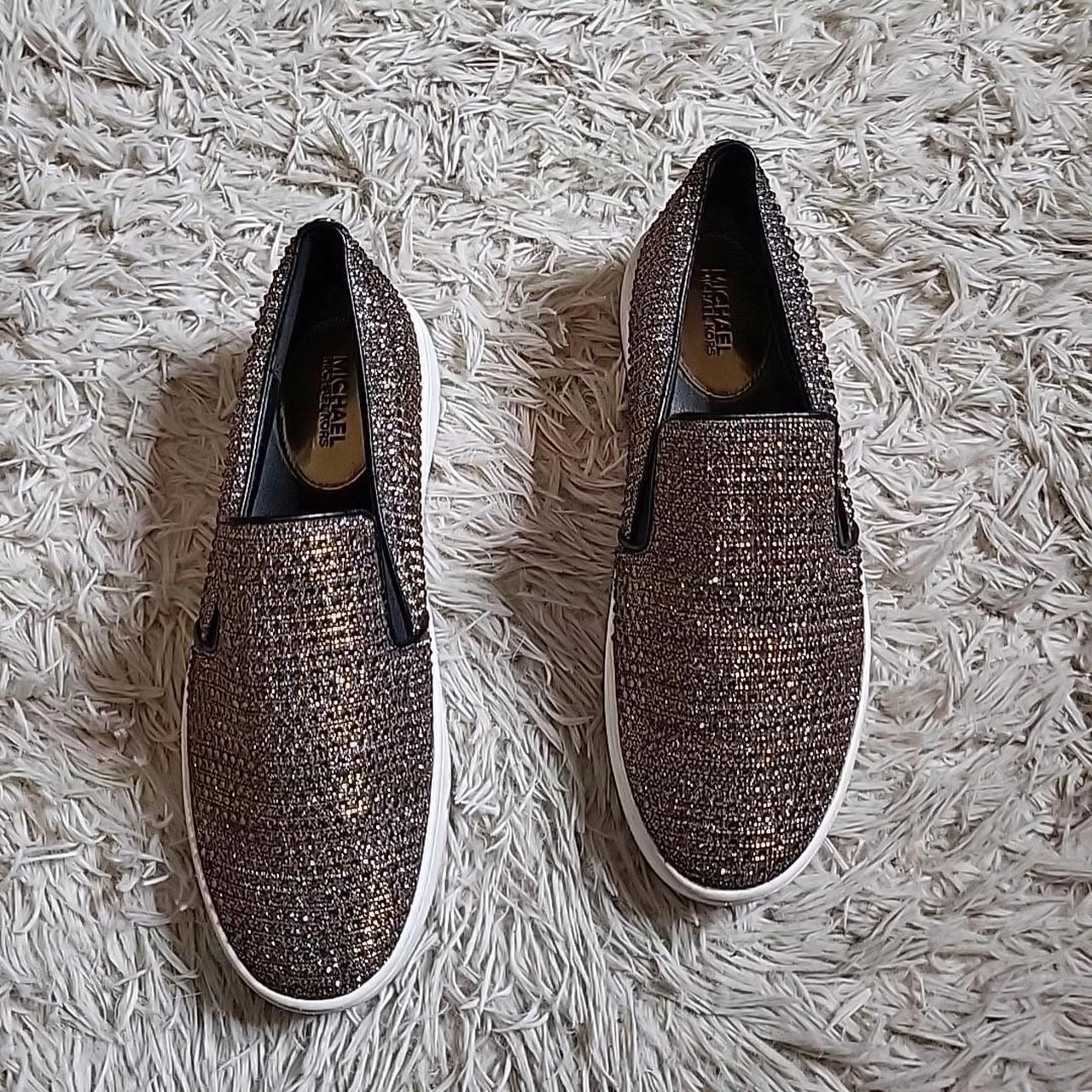 Michael kors keaton slip on glitter online