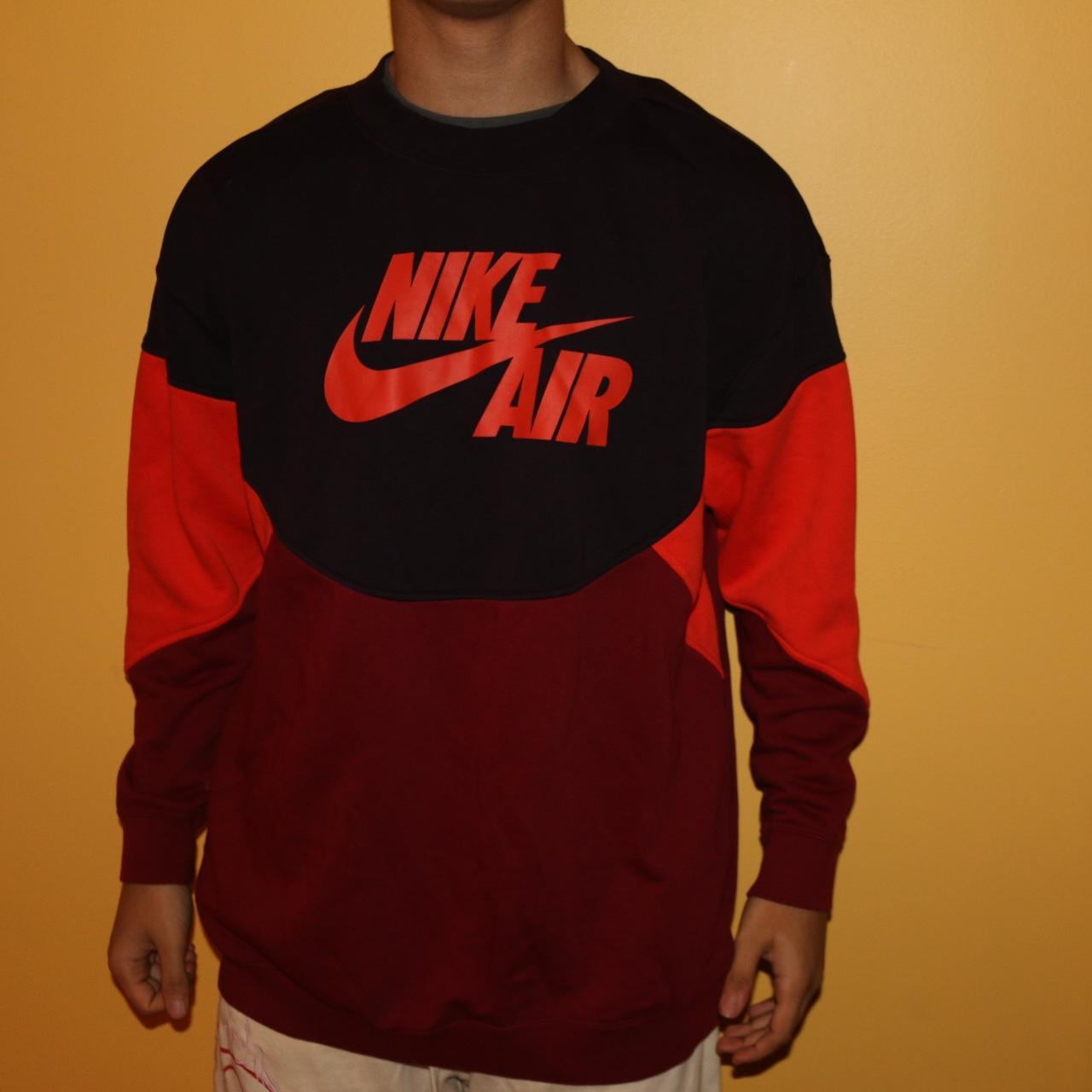 neon orange nike sweatshirt