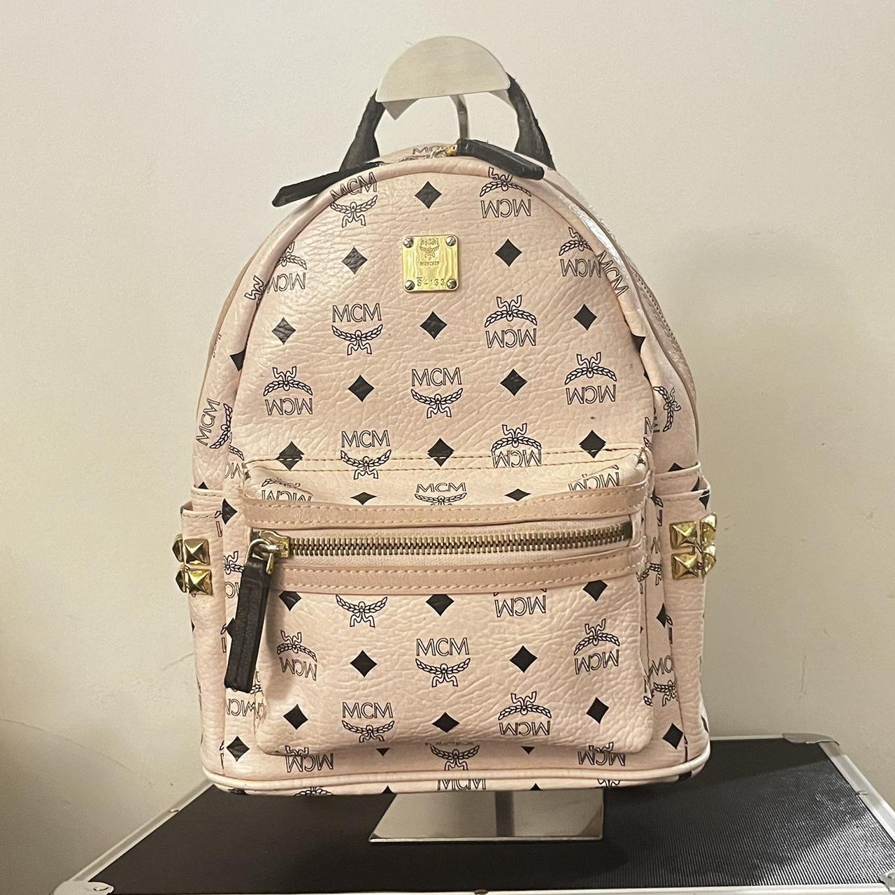 MCM pink backpack, medium Some mild